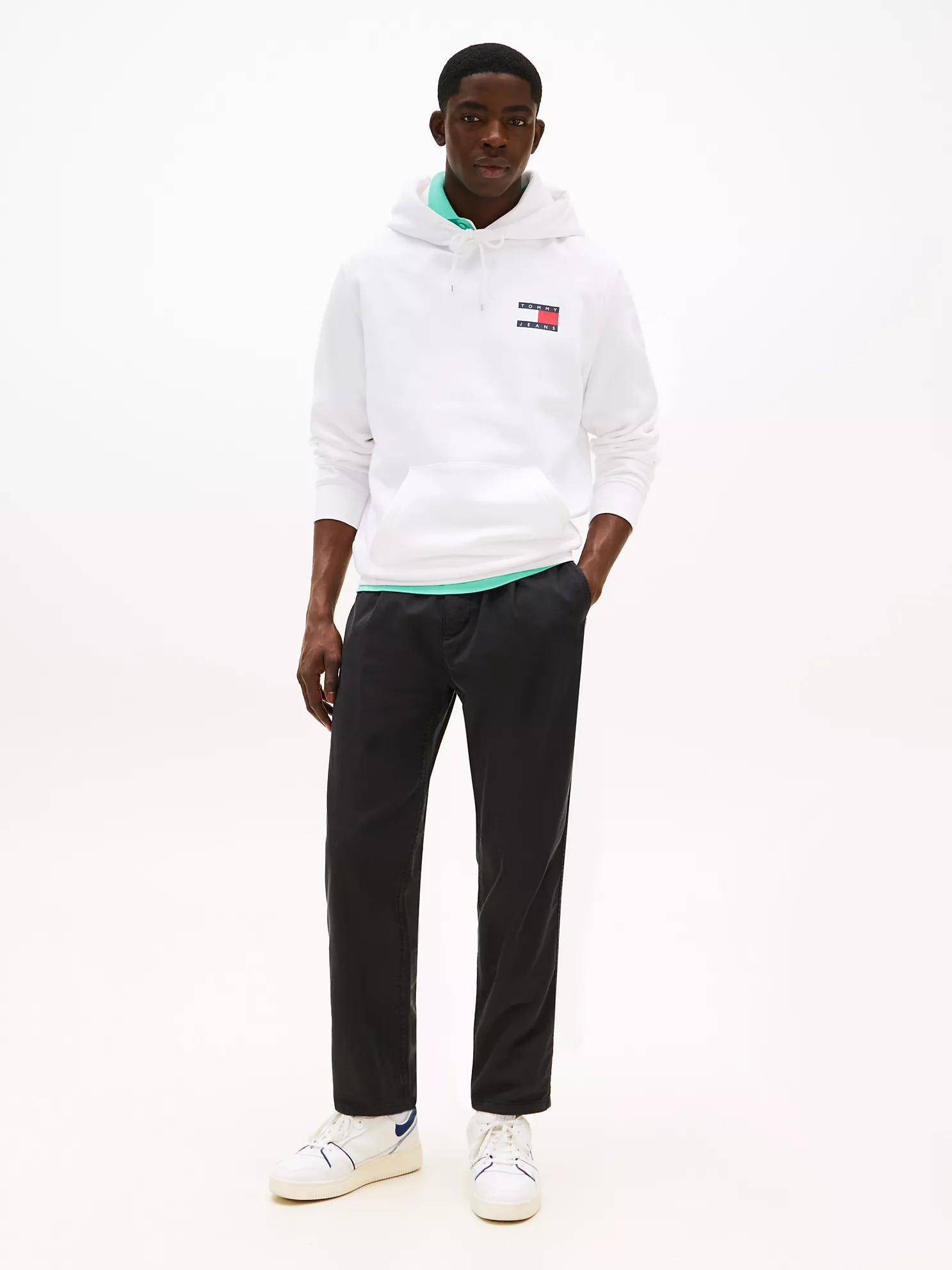 Tommy Jeans Relaxed Tapered Pant - Black 1 Tommy Jeans Relaxed Tapered Pant
- Black
