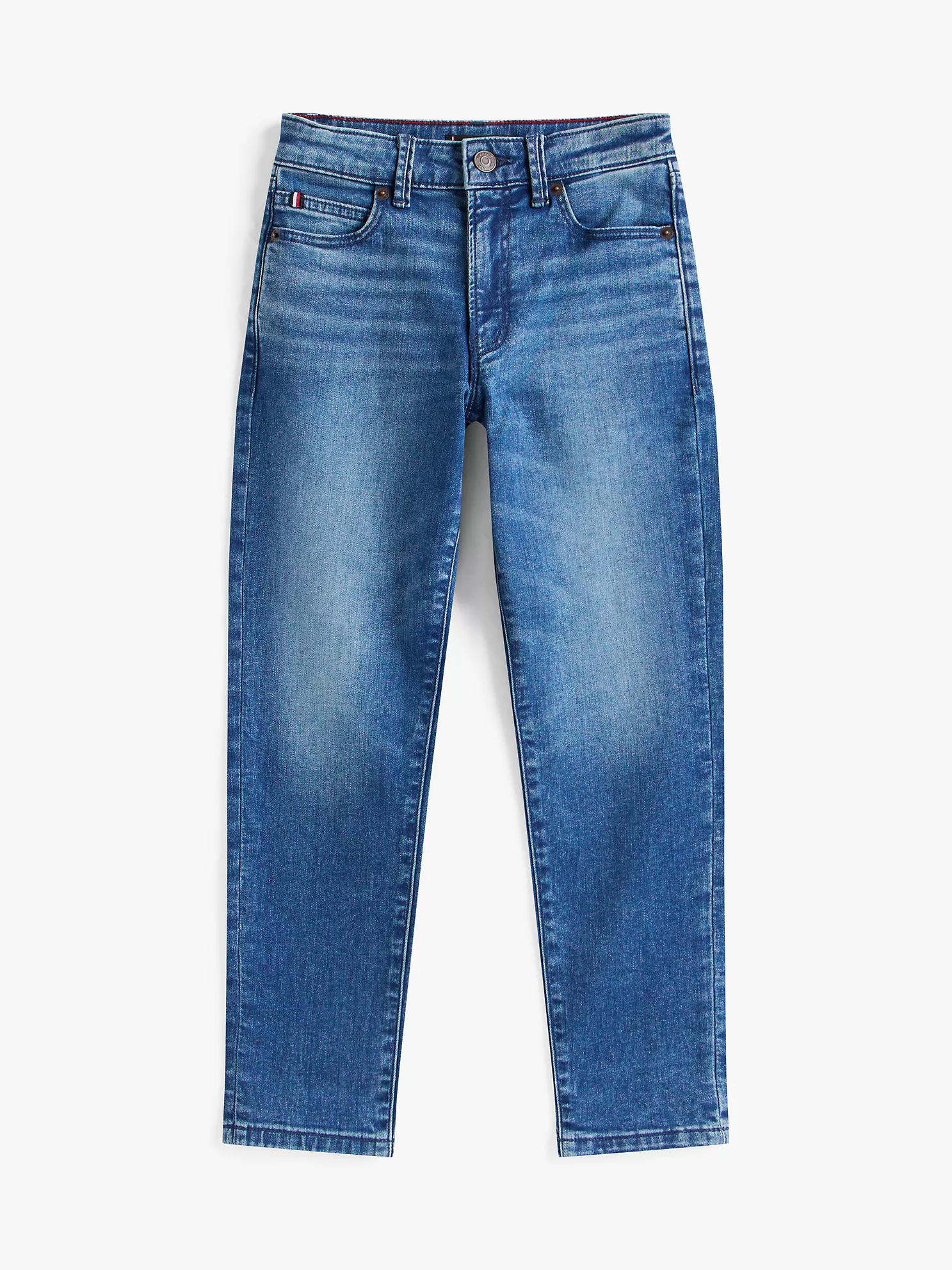 Kids' Faded Mid-Wash Straight Fit Jean - Blue 10 Kids' Faded Mid-Wash Straight Fit Jean
- Blue