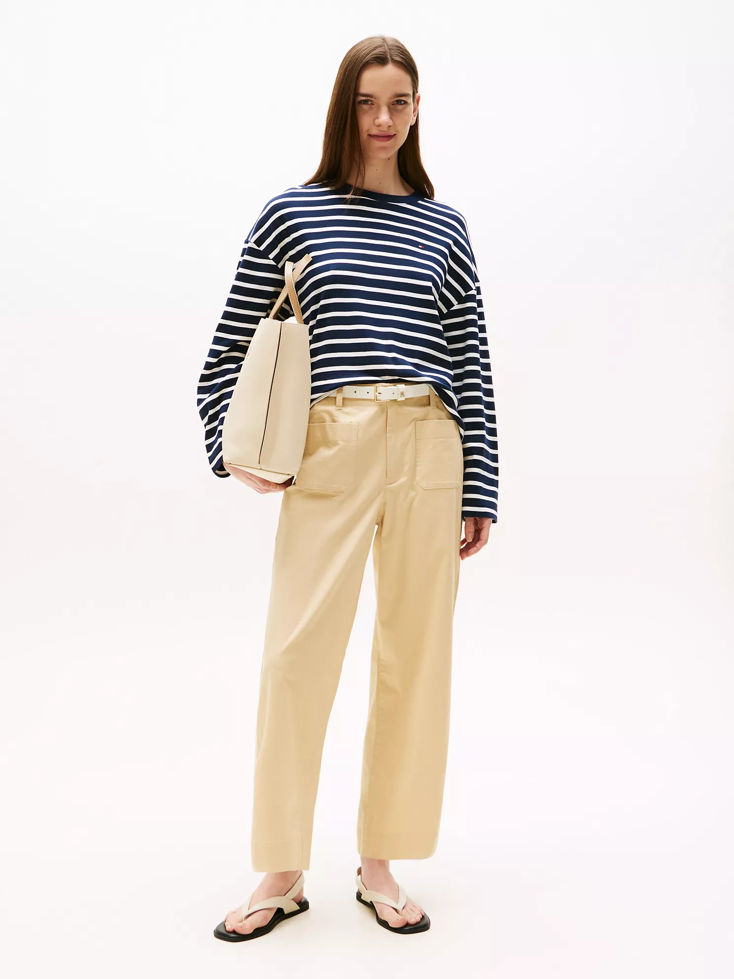 Stretch-Cotton Patch Pocket Culotte - Harvest Wheat 1 Stretch-Cotton Patch Pocket Culotte
- Harvest Wheat