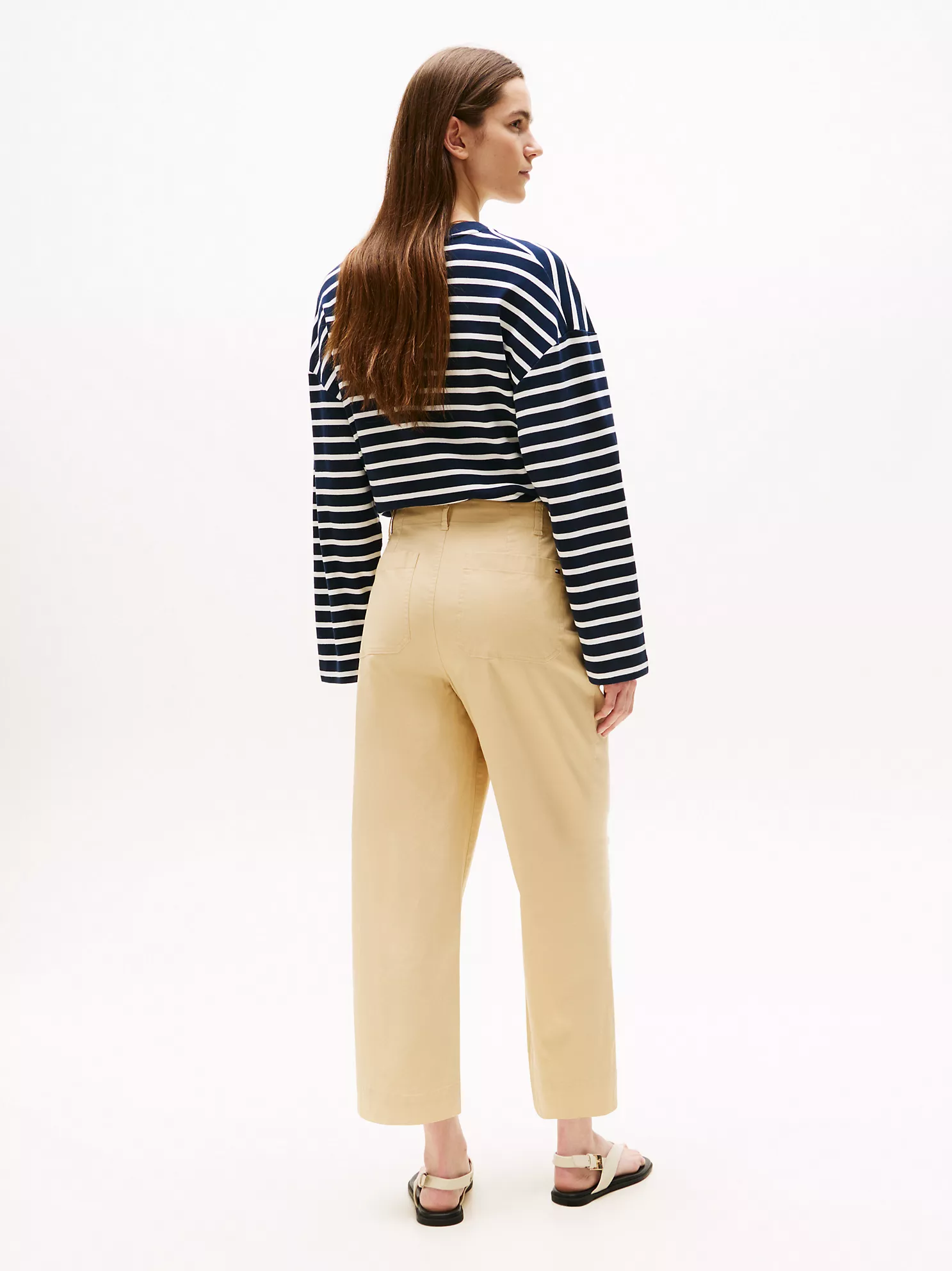 Stretch-Cotton Patch Pocket Culotte - Harvest Wheat 9 Stretch-Cotton Patch Pocket Culotte
- Harvest Wheat