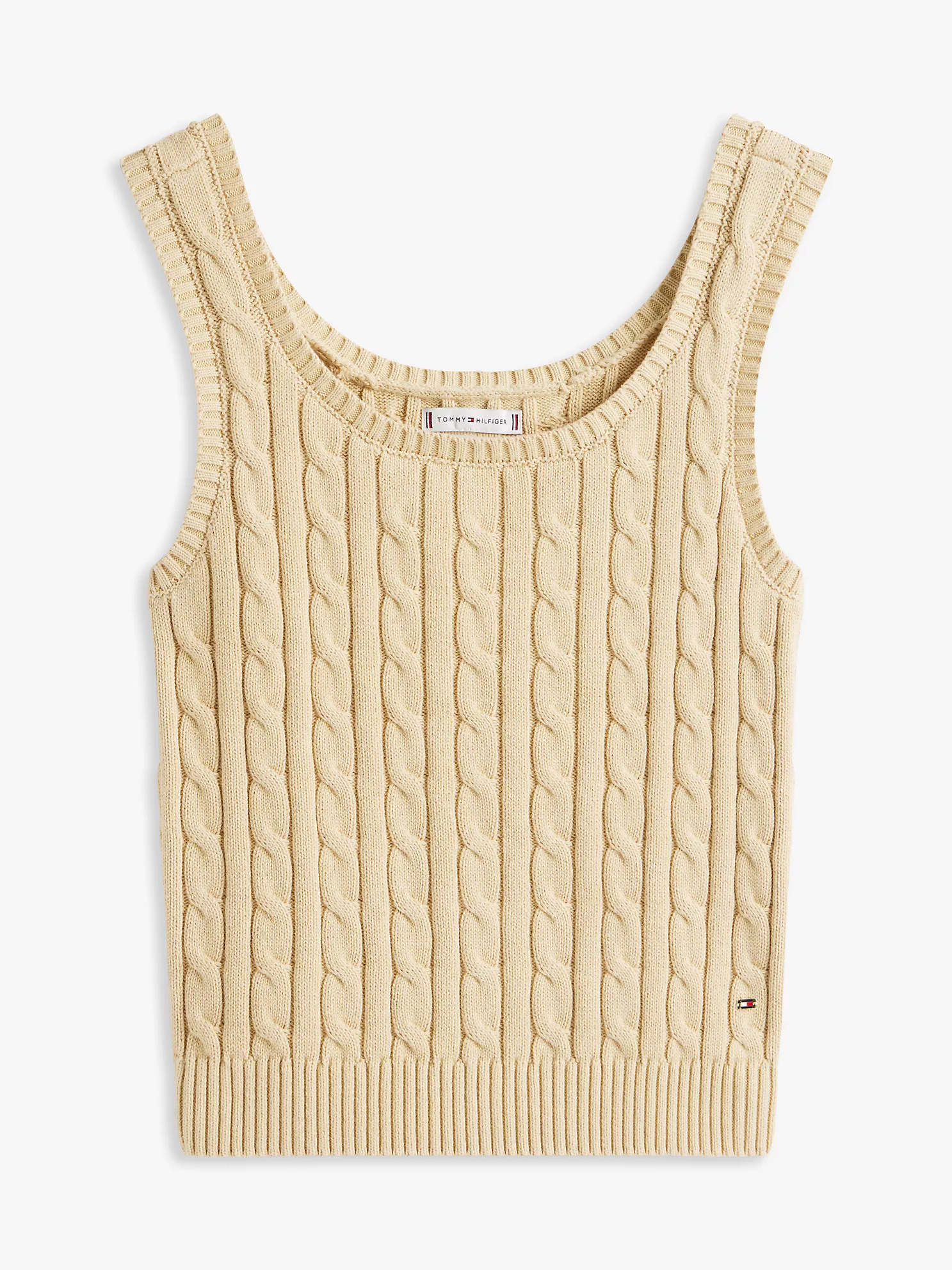Cable Knit Sweater Tank - Harvest Wheat 10 Cable Knit Sweater Tank
- Harvest Wheat
