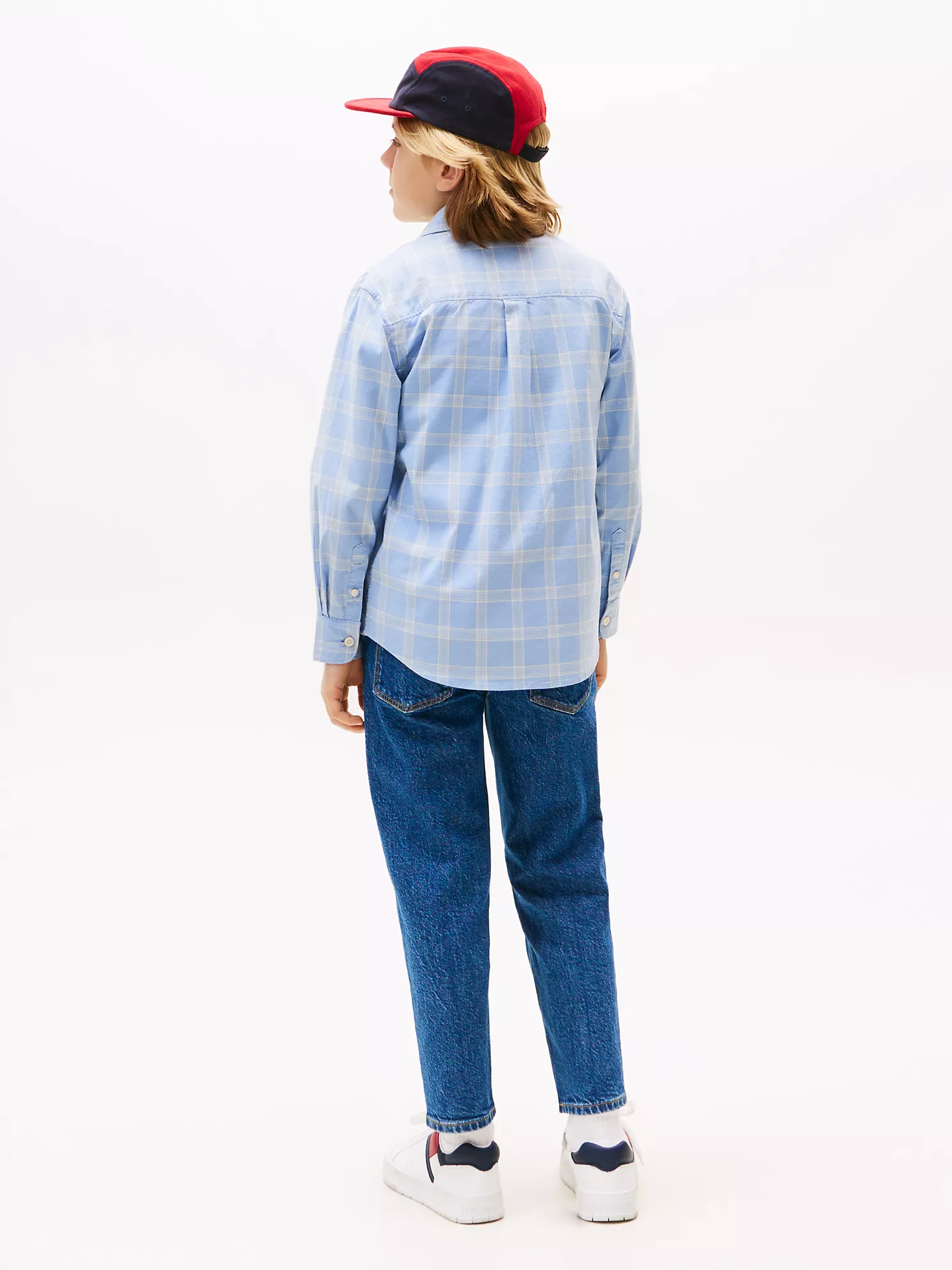 Kids' Multicolor Check Oxford Shirt - Cloudy Blue Check 9 Kids' Multicolor Check Oxford Shirt
- Cloudy Blue Check