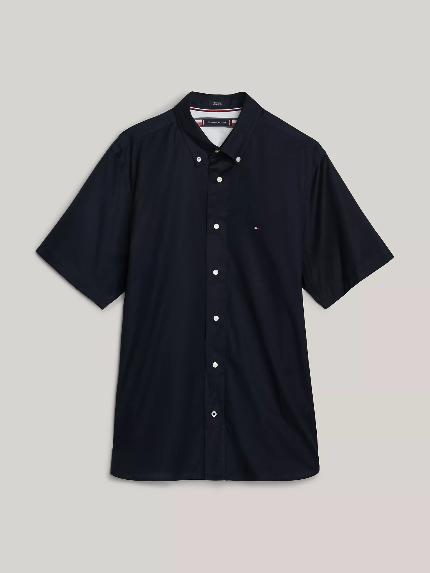Regular Fit THFlex Poplin Shirt - Navy 1 Regular Fit THFlex Poplin Shirt
- Navy