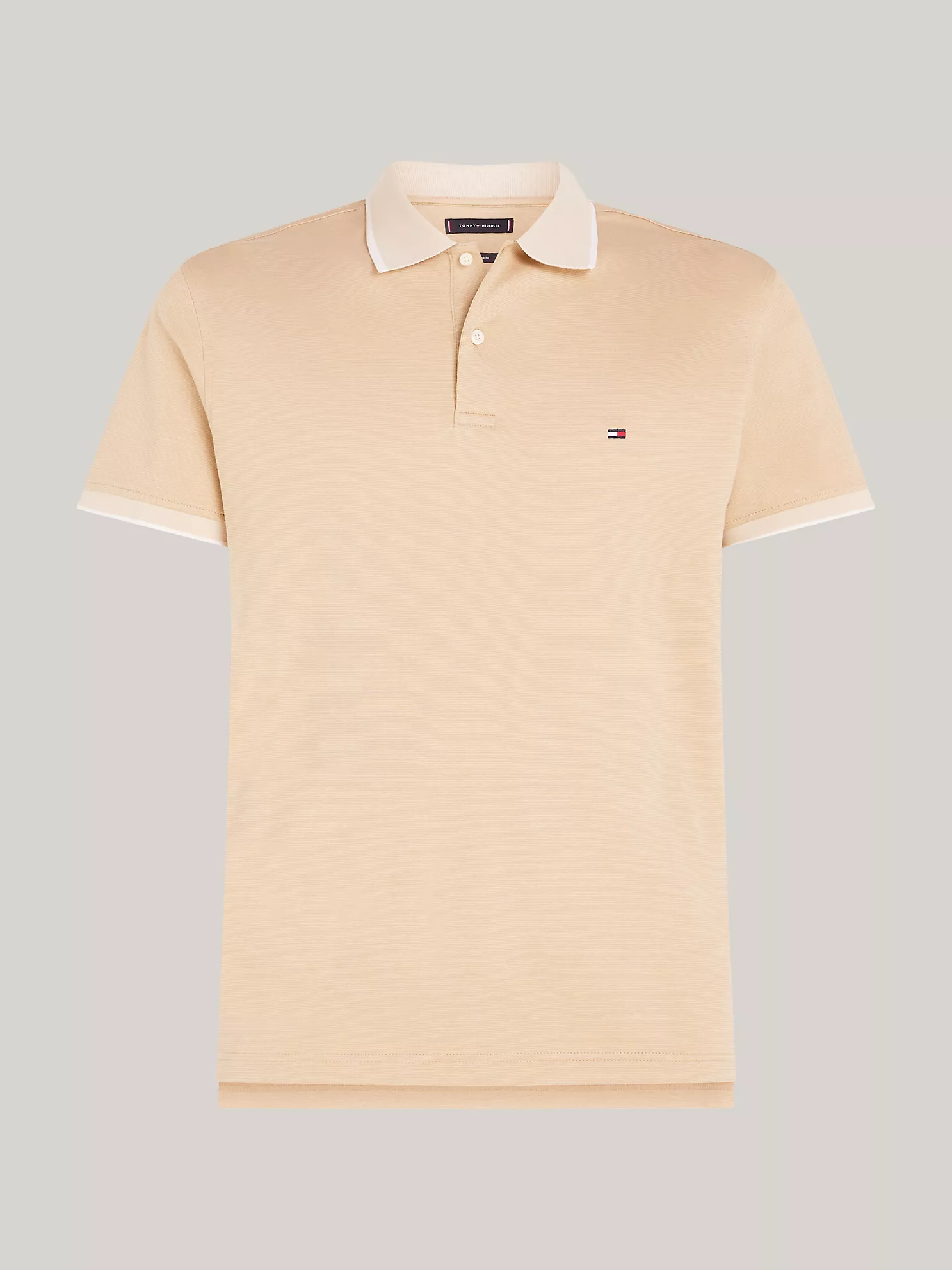 Regular Fit Two-Tone Interlock Polo - Classic Beige/Classic Khaki 10 Regular Fit Two-Tone Interlock Polo
- Classic Beige/Classic Khaki