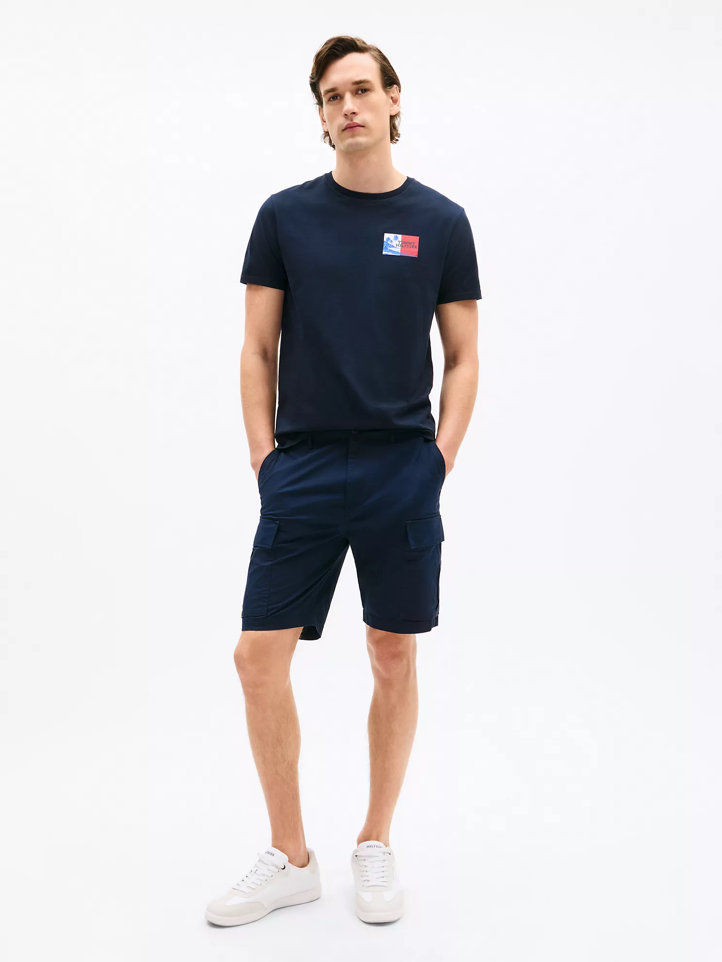Garment-Dyed Cargo Short - Navy 1 Garment-Dyed Cargo Short
- Navy