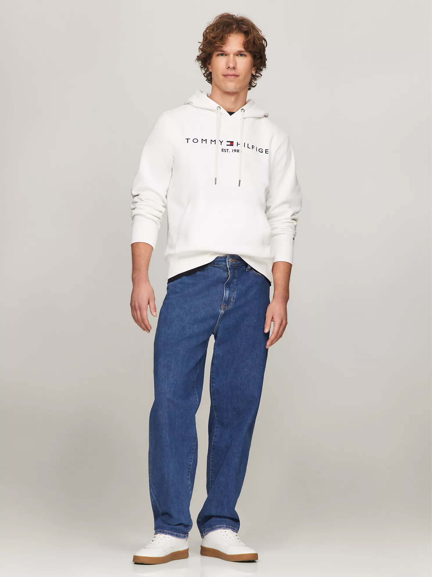 Embroidered Tommy Logo Hoodie - Fresh White 6 Embroidered Tommy Logo Hoodie
- Fresh White