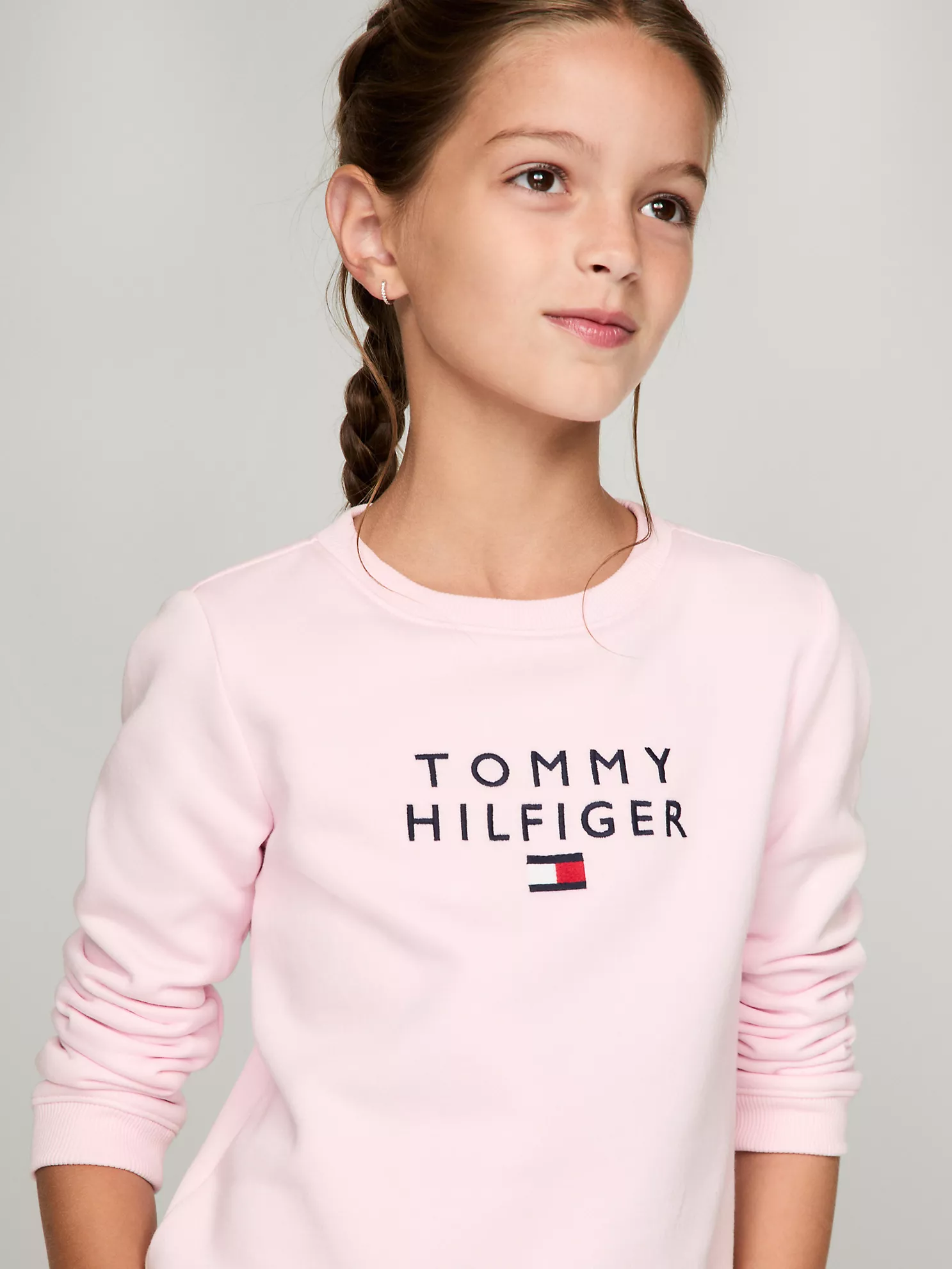 Kids' Tommy Logo Sweatshirt - Ballerina 7 Kids' Tommy Logo Sweatshirt
- Ballerina