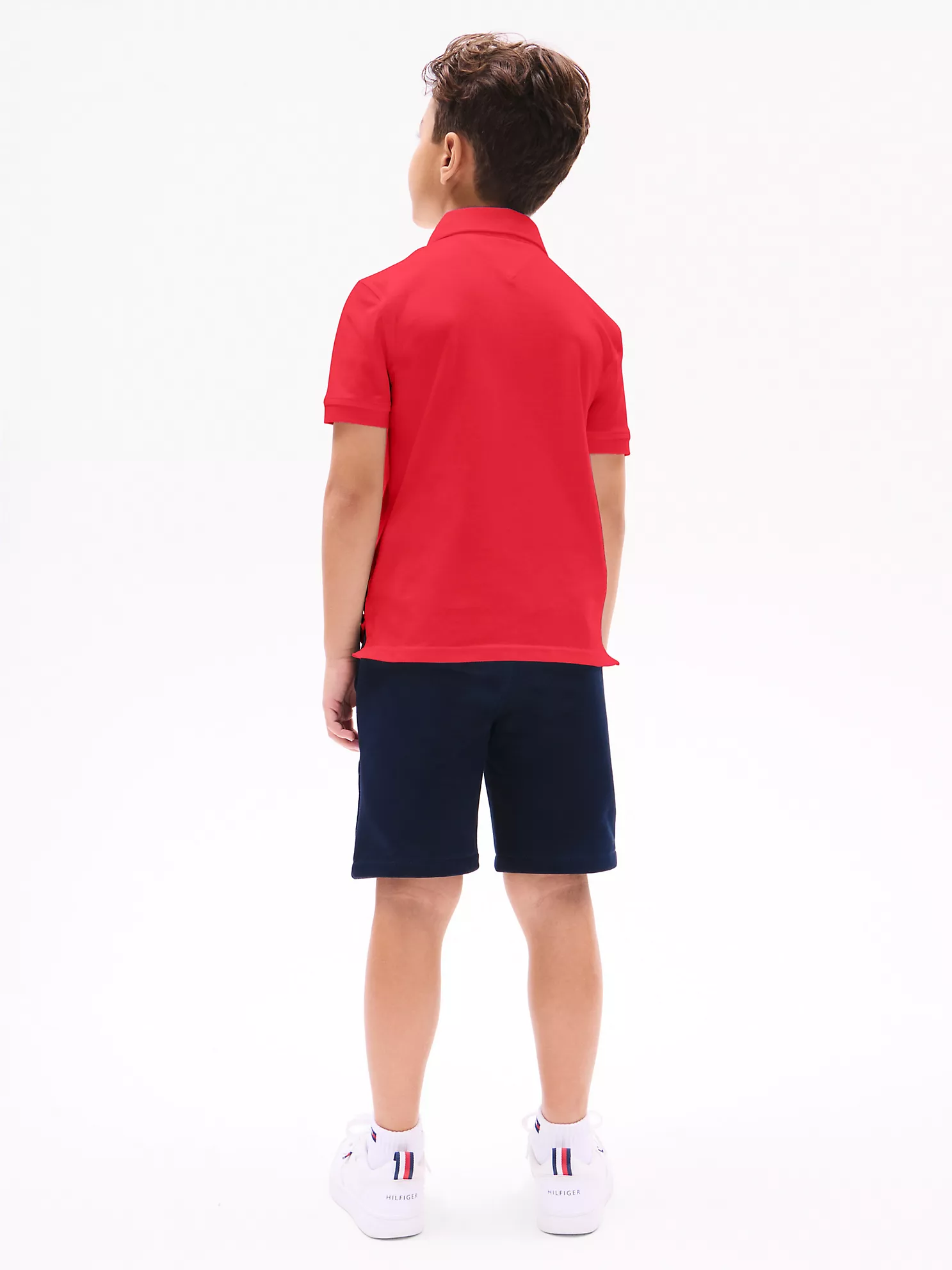 Kids' Solid Stretch Polo - Primary Red 8 Kids' Solid Stretch Polo
- Primary Red