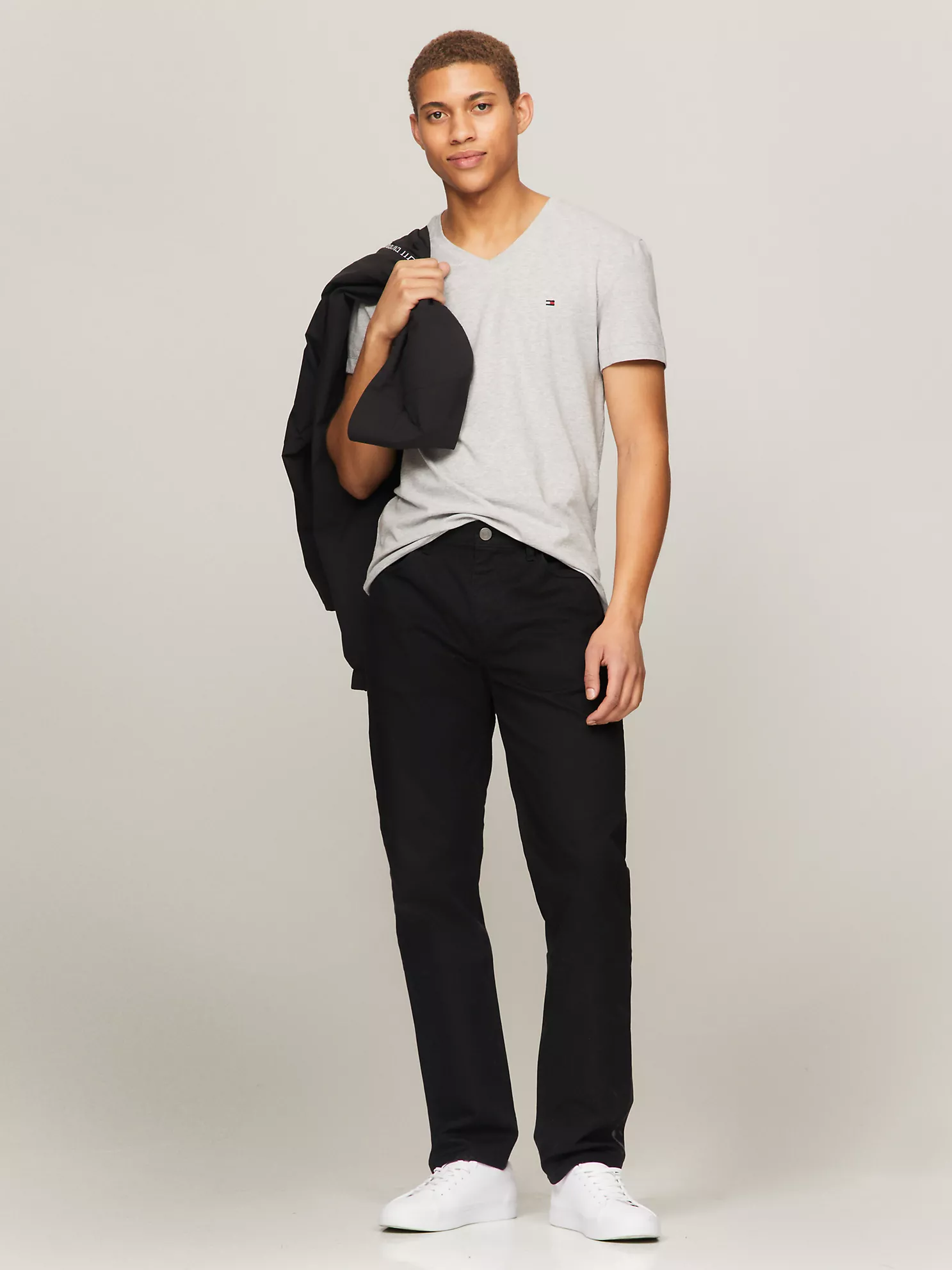 Twill Straight Fit Pant
         - Black