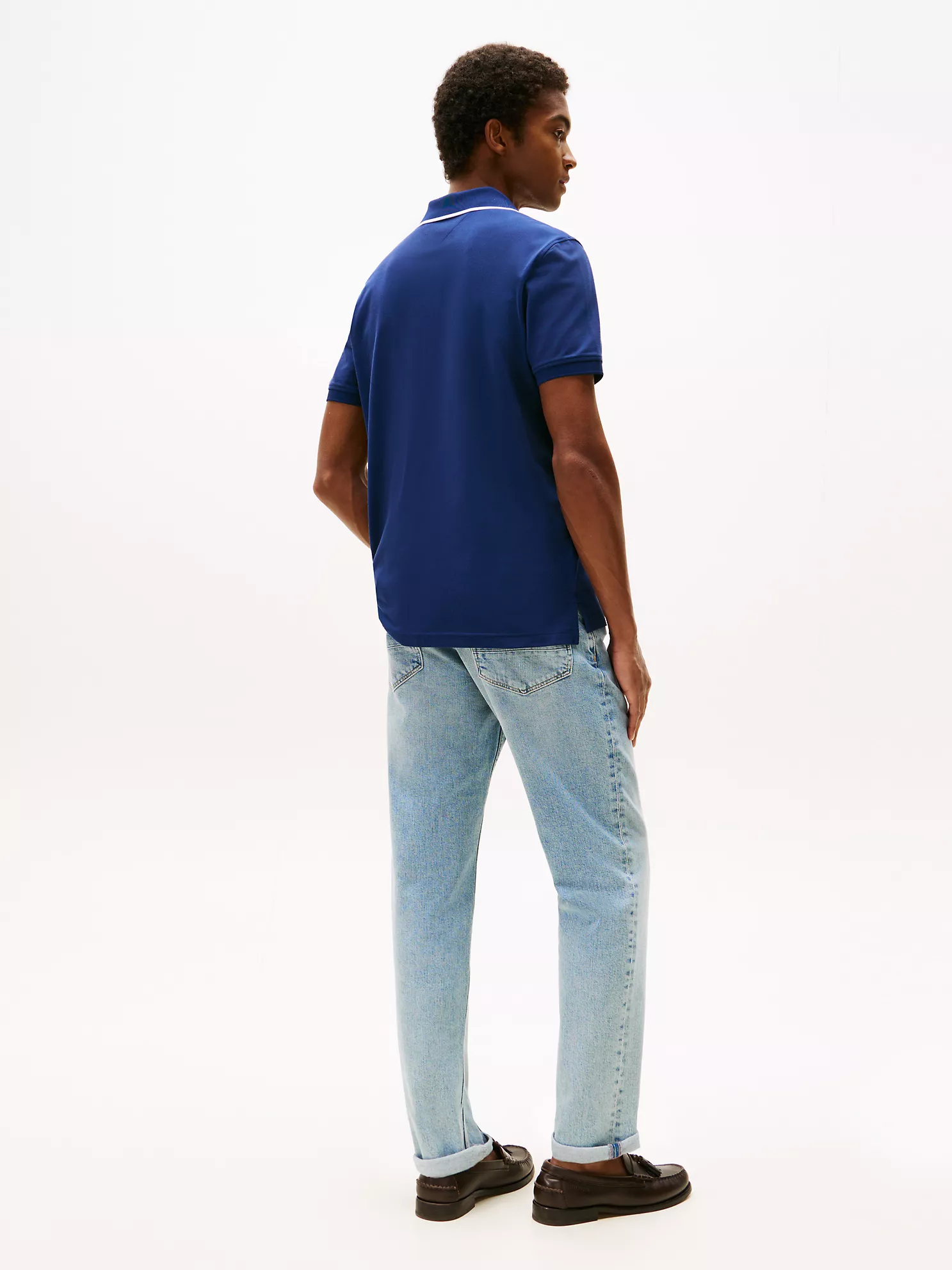 Regular Fit Tipped Performance Polo - Preppy Navy 9 Regular Fit Tipped Performance Polo
- Preppy Navy