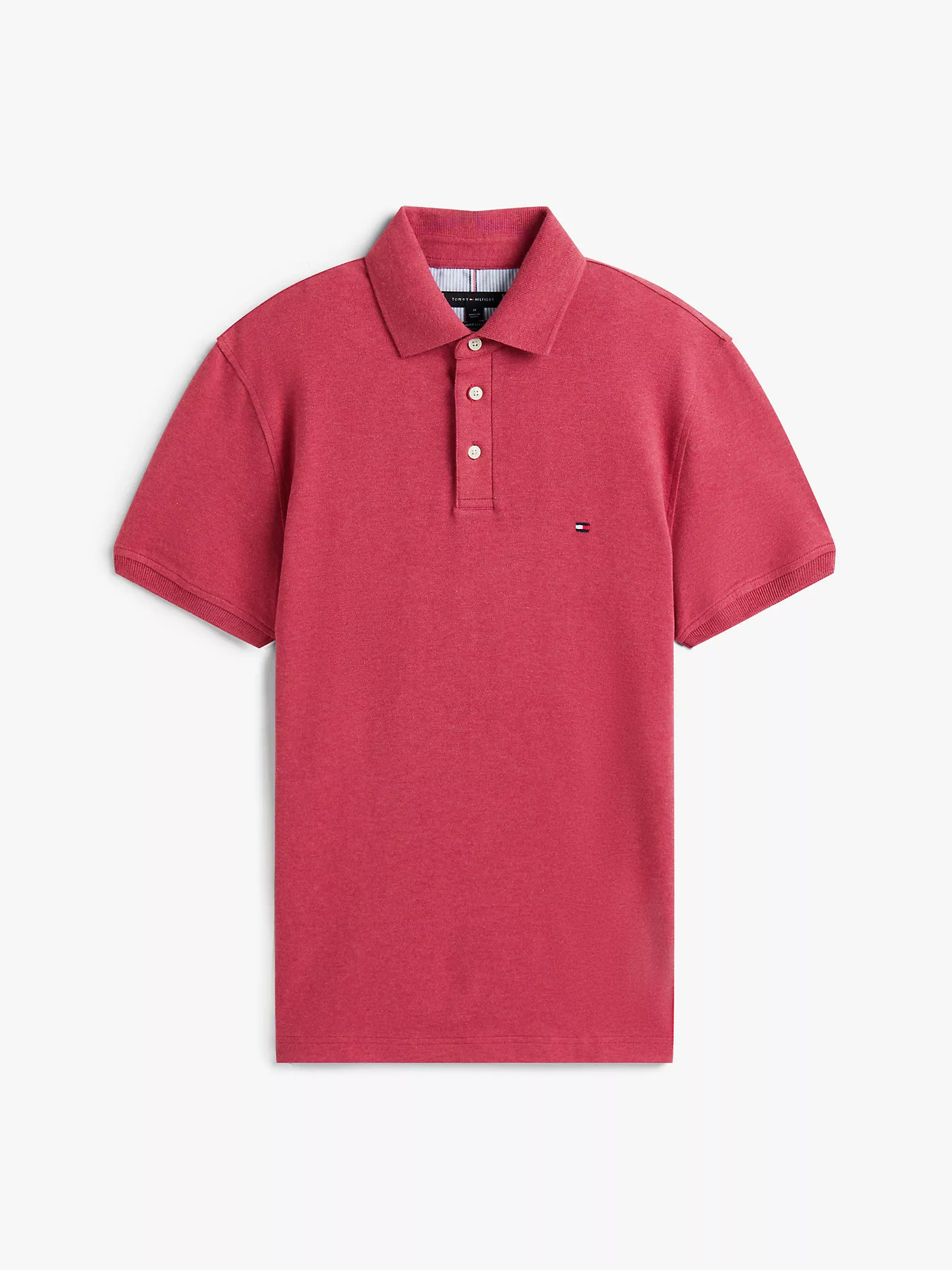 Slim Fit Stretch Pique Polo - Red Heather 10 Slim Fit Stretch Pique Polo
- Red Heather