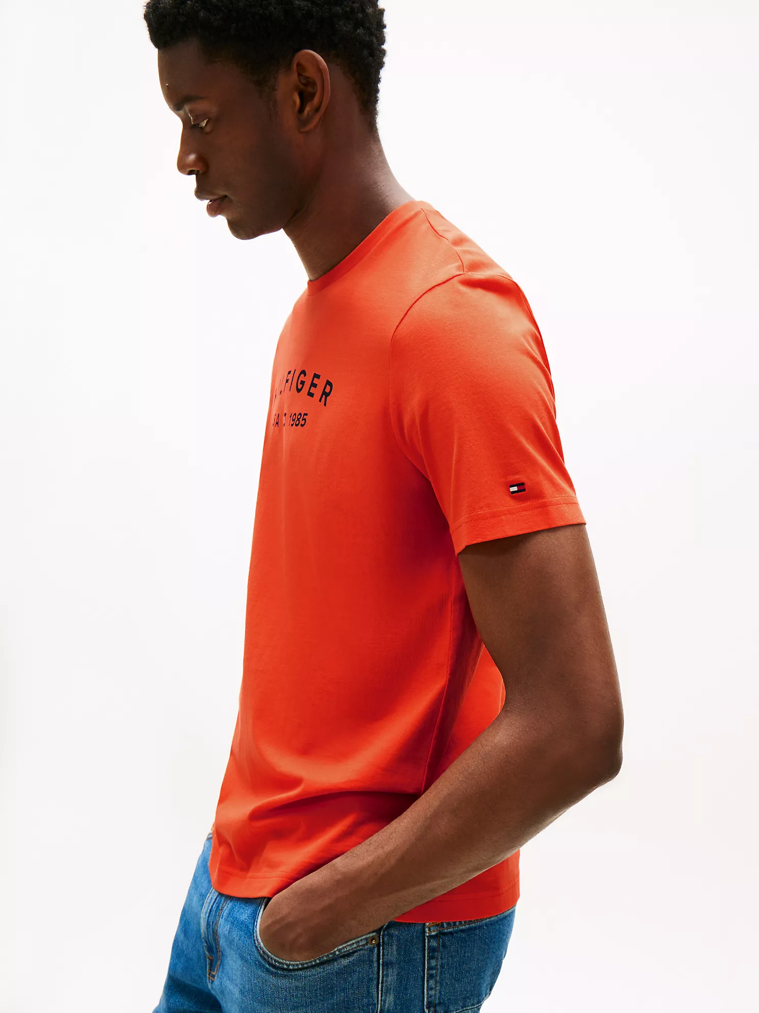 Hilfiger Logo T-Shirt - Brilliant Orange 7 Hilfiger Logo T-Shirt
- Brilliant Orange