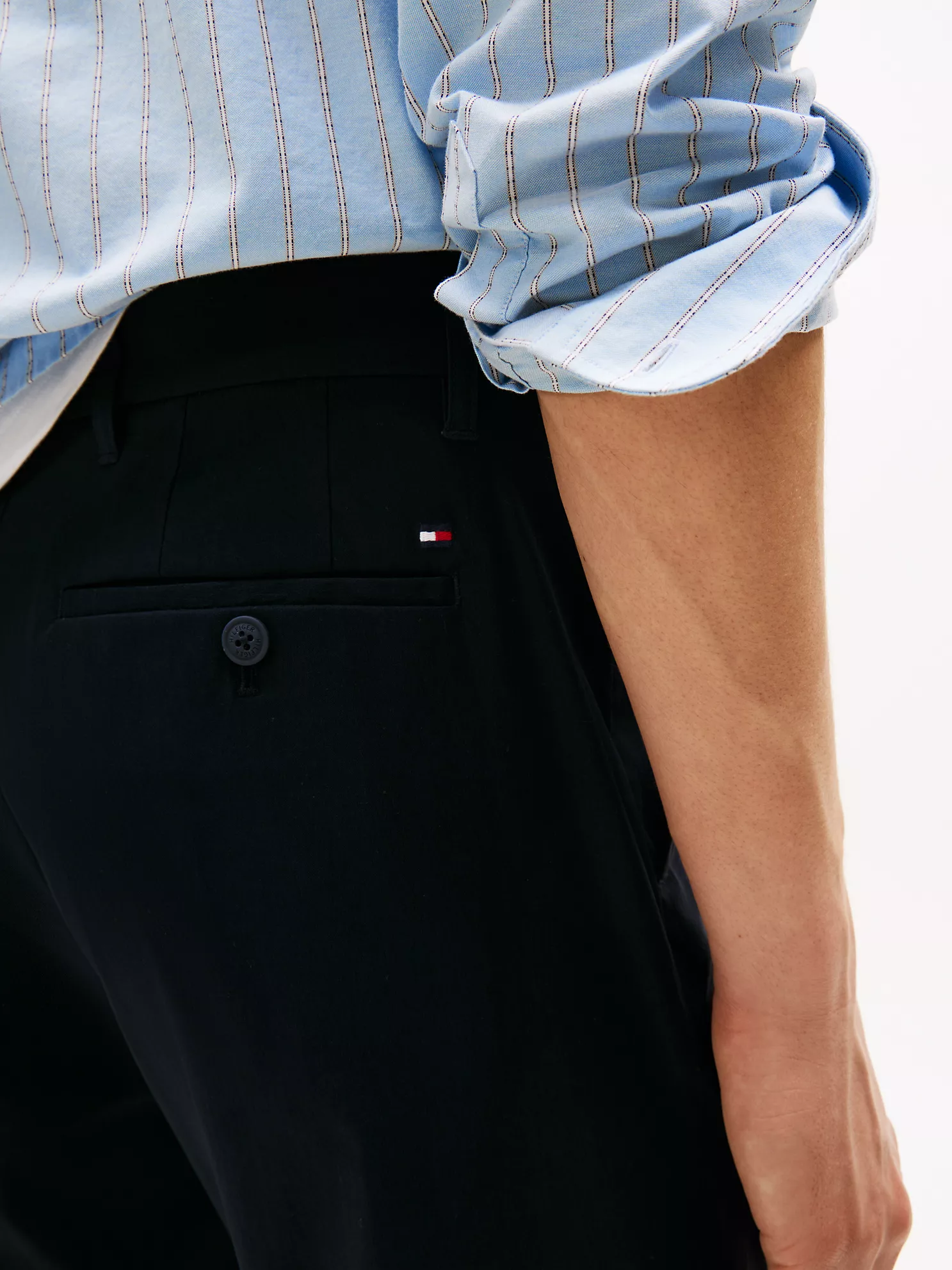 Regular Fit Stretch Tech Pant - Navy 8 Regular Fit Stretch Tech Pant
- Navy