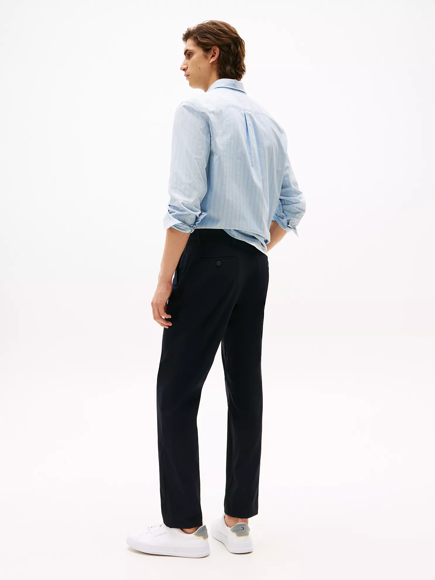 Regular Fit Stretch Tech Pant - Navy 9 Regular Fit Stretch Tech Pant
- Navy