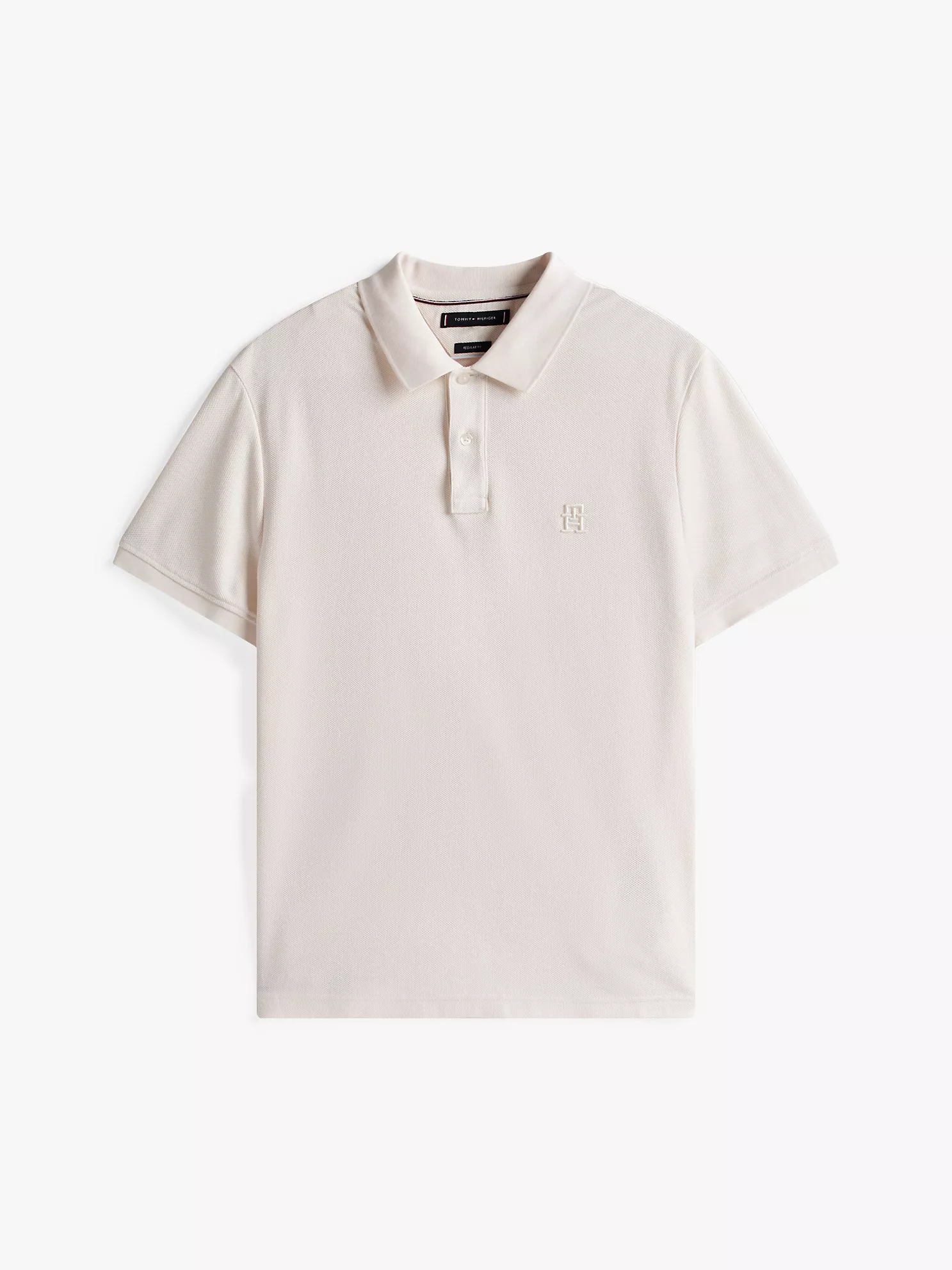 Regular Fit Embroidered Monogram Polo - Ivory Petal 10 Regular Fit Embroidered Monogram Polo
- Ivory Petal