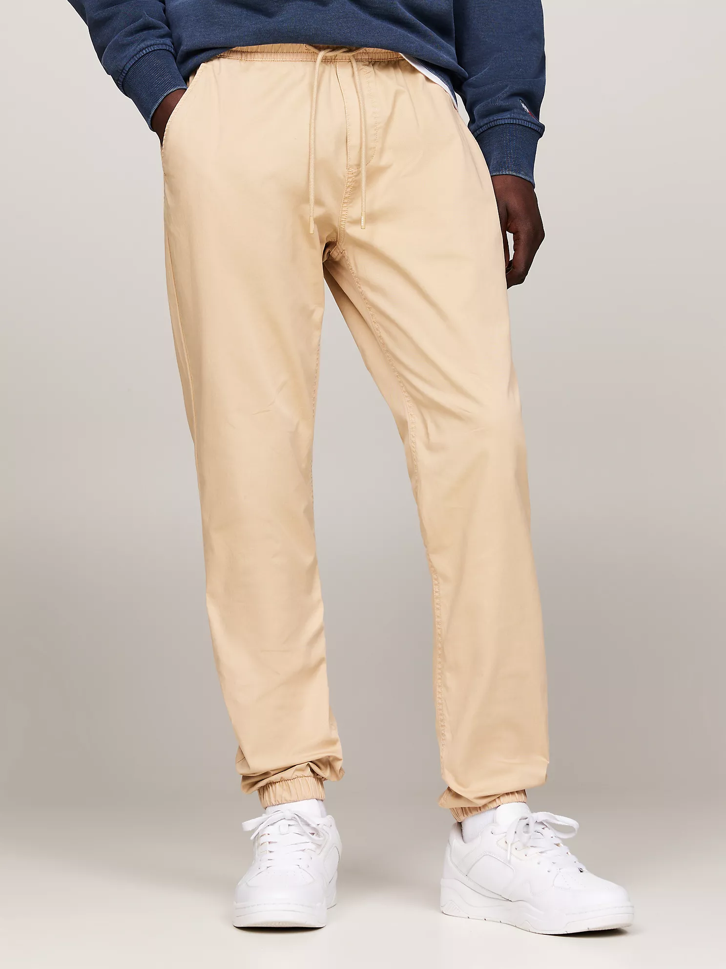 Tommy Jeans Slim Fit Cotton Twill Jogger - Gentle Gold 6 Tommy Jeans Slim Fit Cotton Twill Jogger
- Gentle Gold