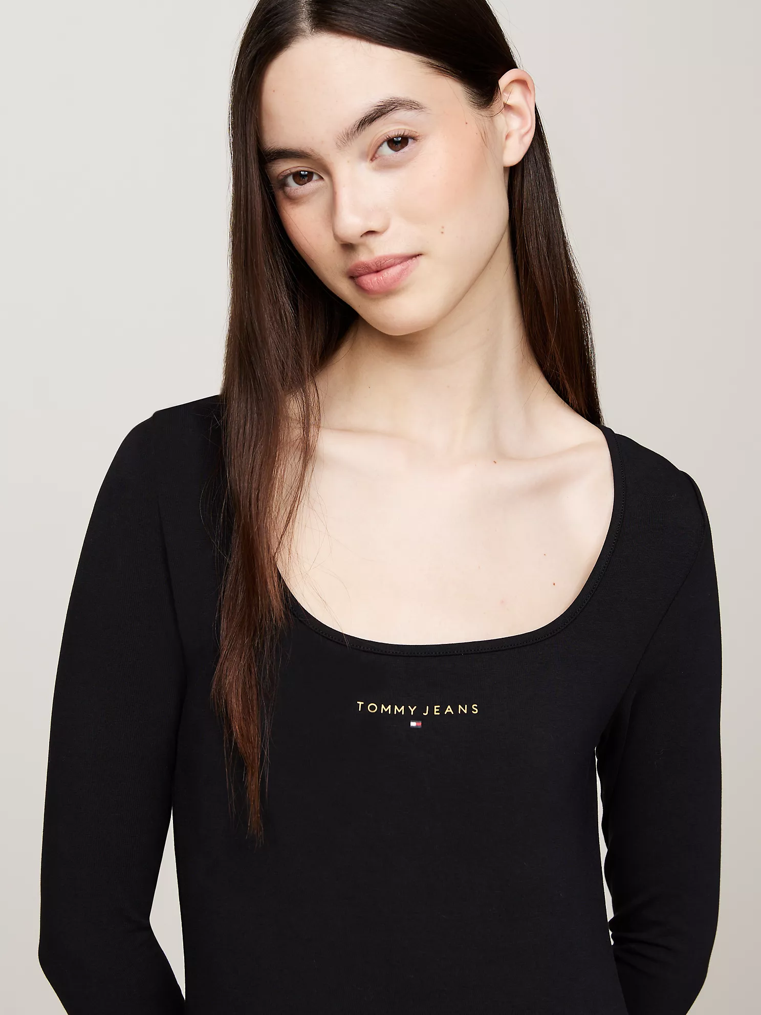 Tommy Jeans Logo Scoop Neck Dress - Black 6 Tommy Jeans Logo Scoop Neck Dress
- Black