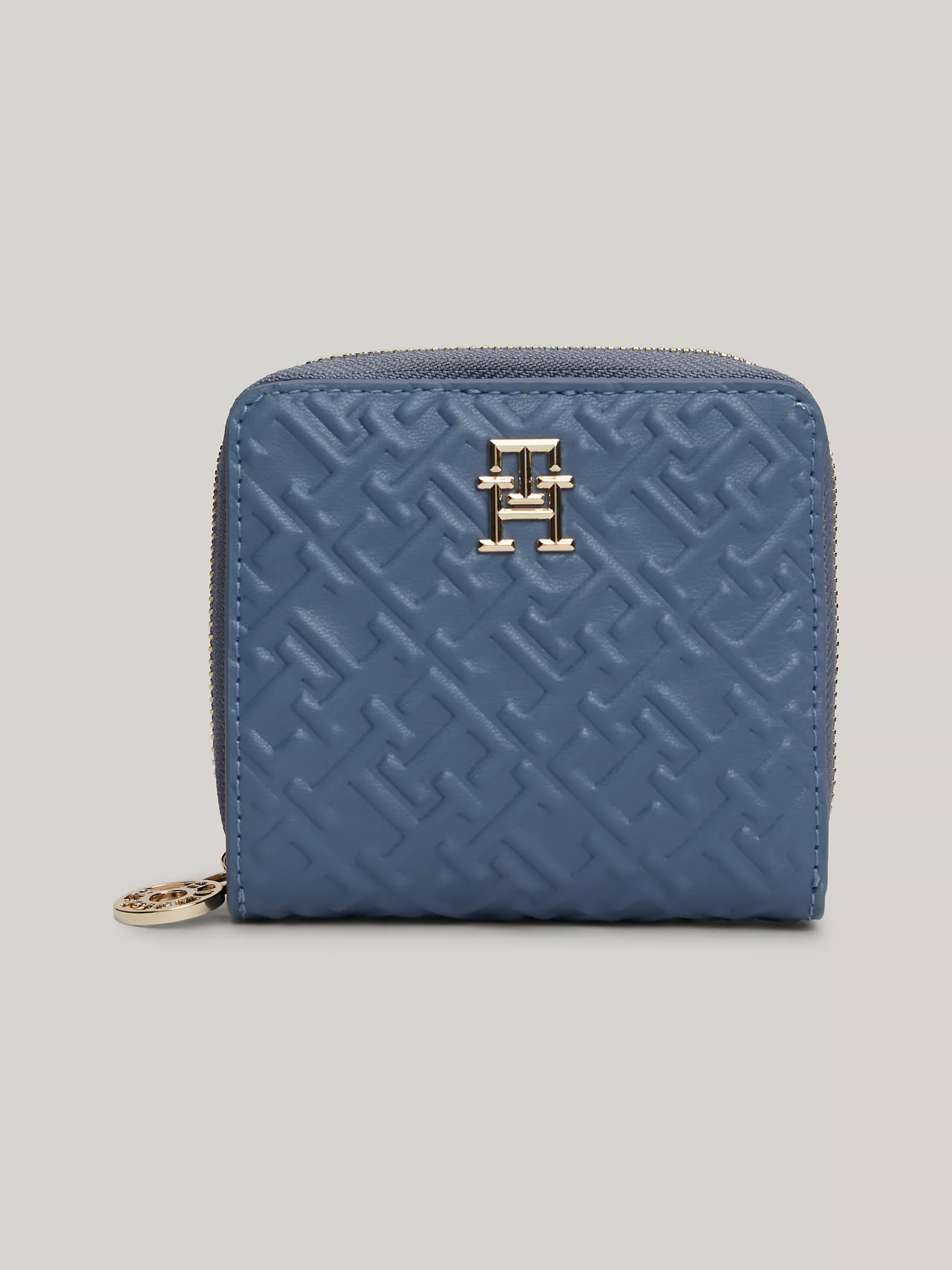 Tommy Monogram Zip Wallet
         - Faded Ink