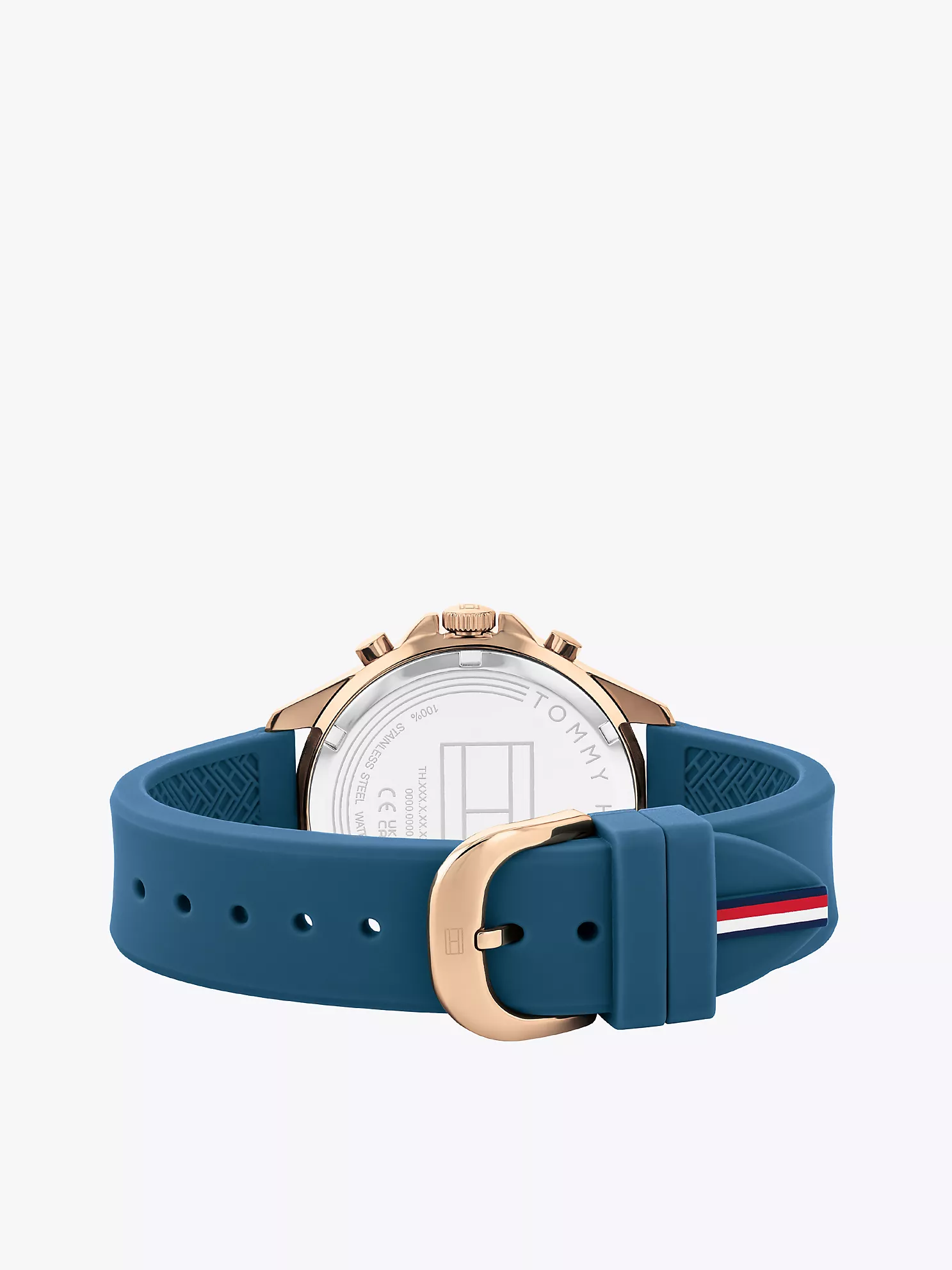40MM White Dial Boyfriend Watch - Blue 9 40MM White Dial Boyfriend Watch
- Blue