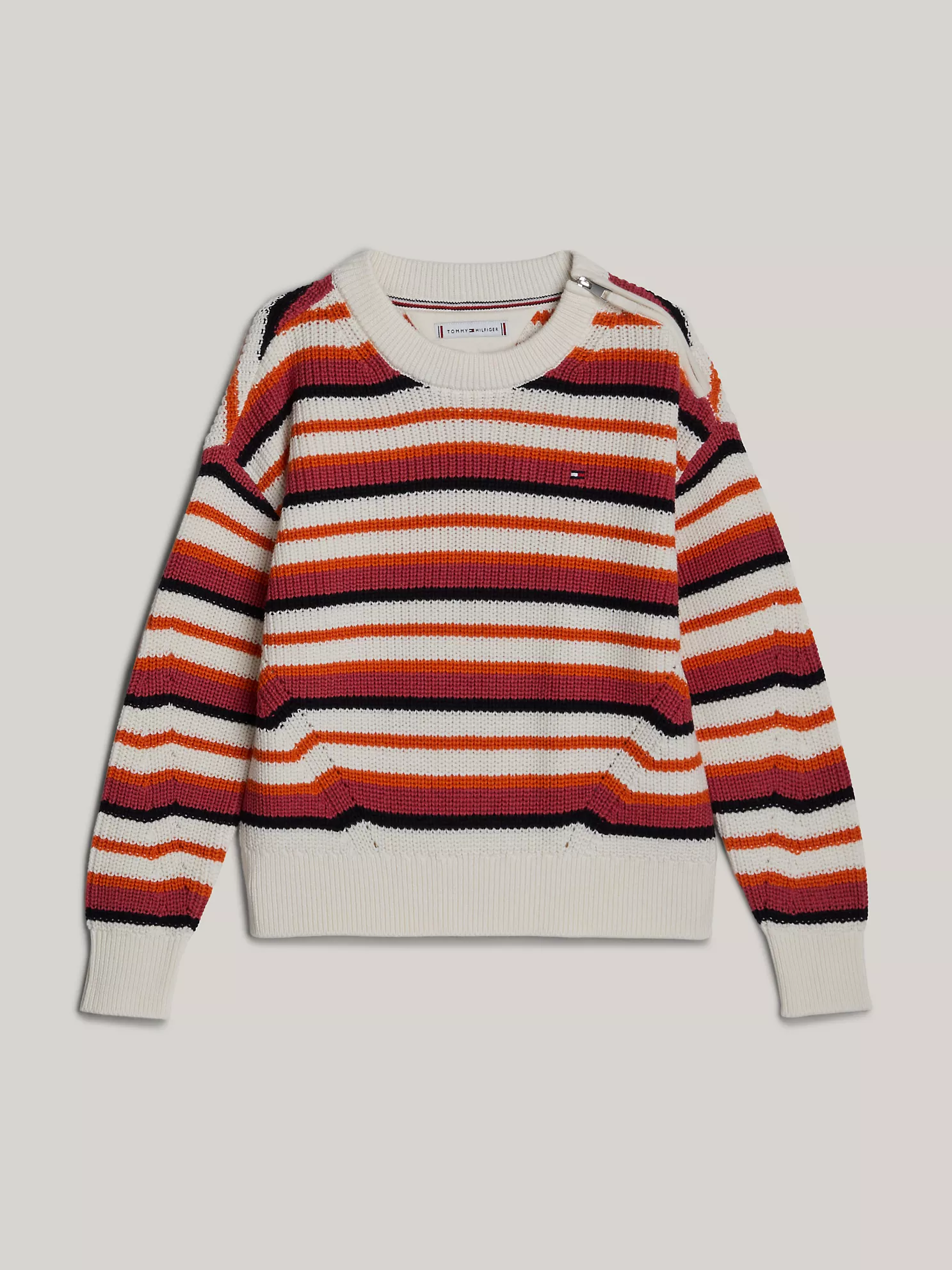 Kids' Stripe Relaxed Fit Sweater - Ancient White Stripe Multicolor 1 Kids' Stripe Relaxed Fit Sweater
- Ancient White Stripe Multicolor