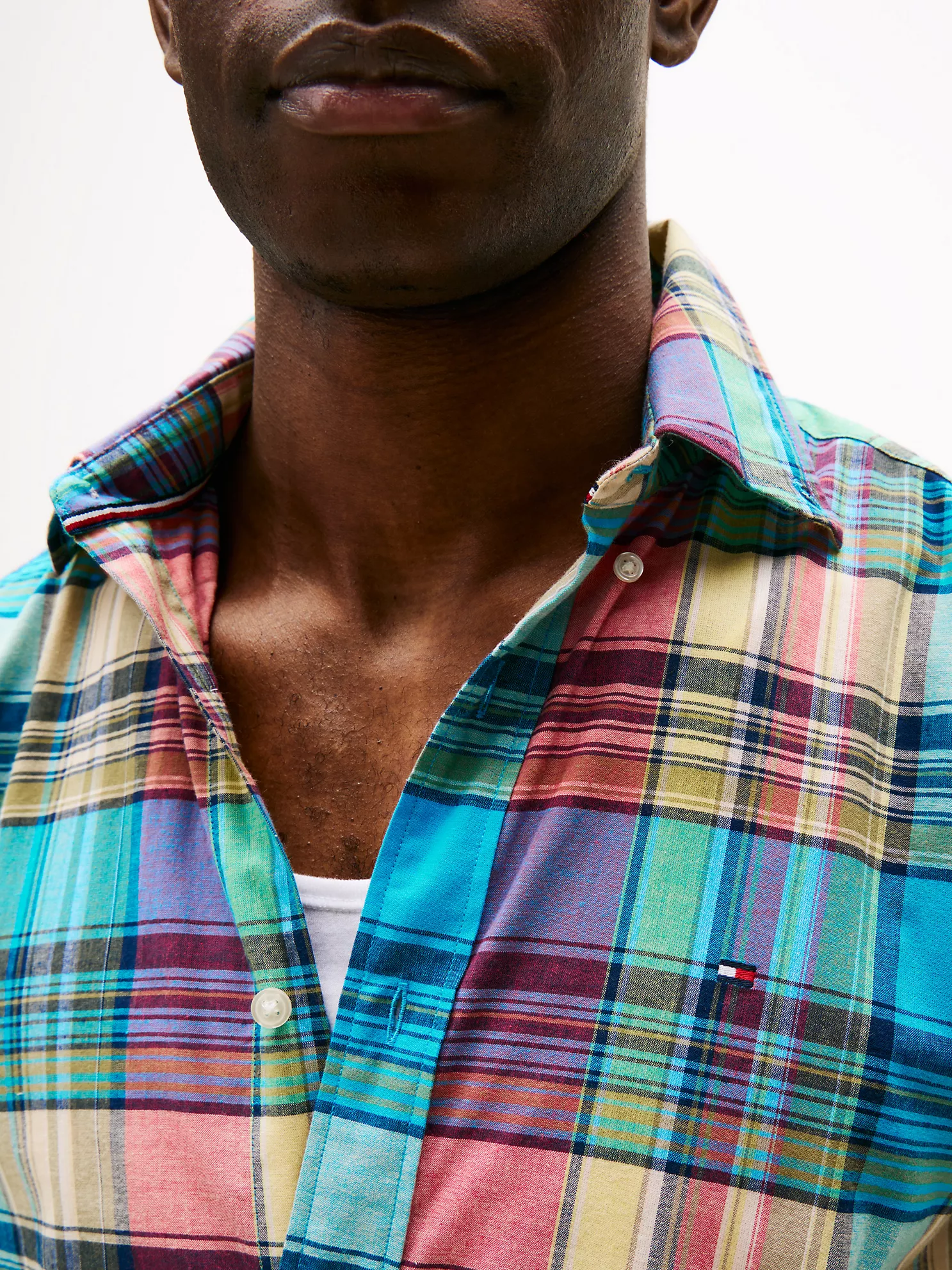 Regular Fit Madras Shirt - Primary Red Multi 7 Regular Fit Madras Shirt
- Primary Red Multi