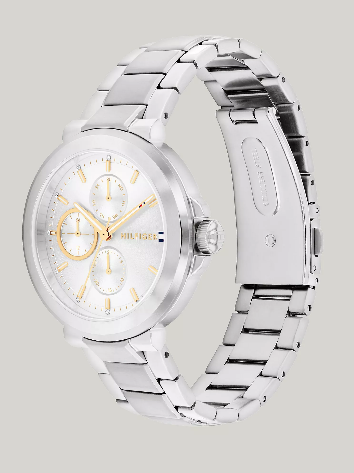 38MM Silver Multifunction Watch - Silver White 7 38MM Silver Multifunction Watch
- Silver White