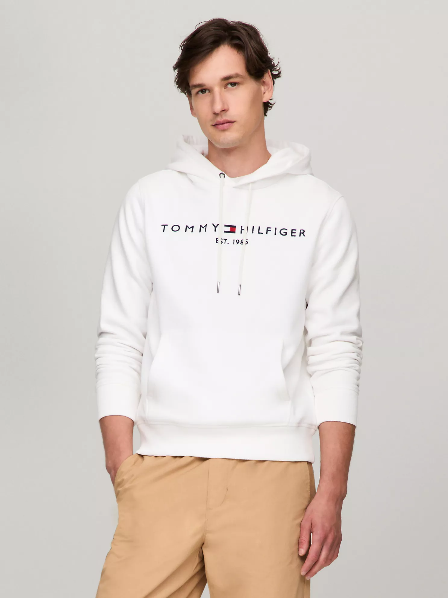Tommy Logo Hoodie - Fresh White 1 Tommy Logo Hoodie
- Fresh White