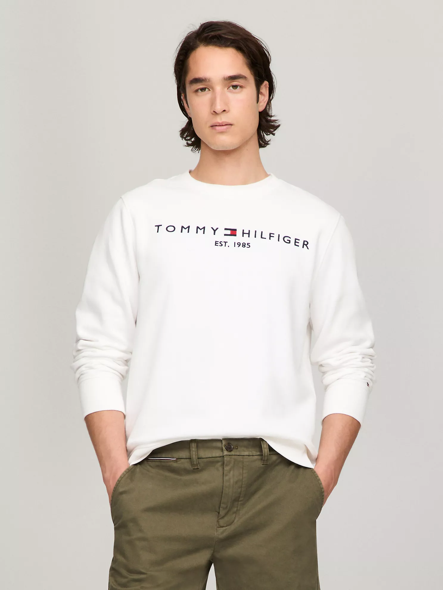 Tommy Logo Sweatshirt - Fresh White 1 Tommy Logo Sweatshirt
- Fresh White