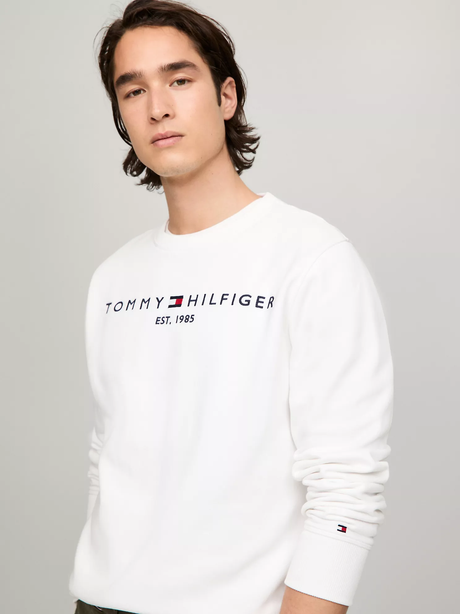 Tommy Logo Sweatshirt - Fresh White 7 Tommy Logo Sweatshirt
- Fresh White