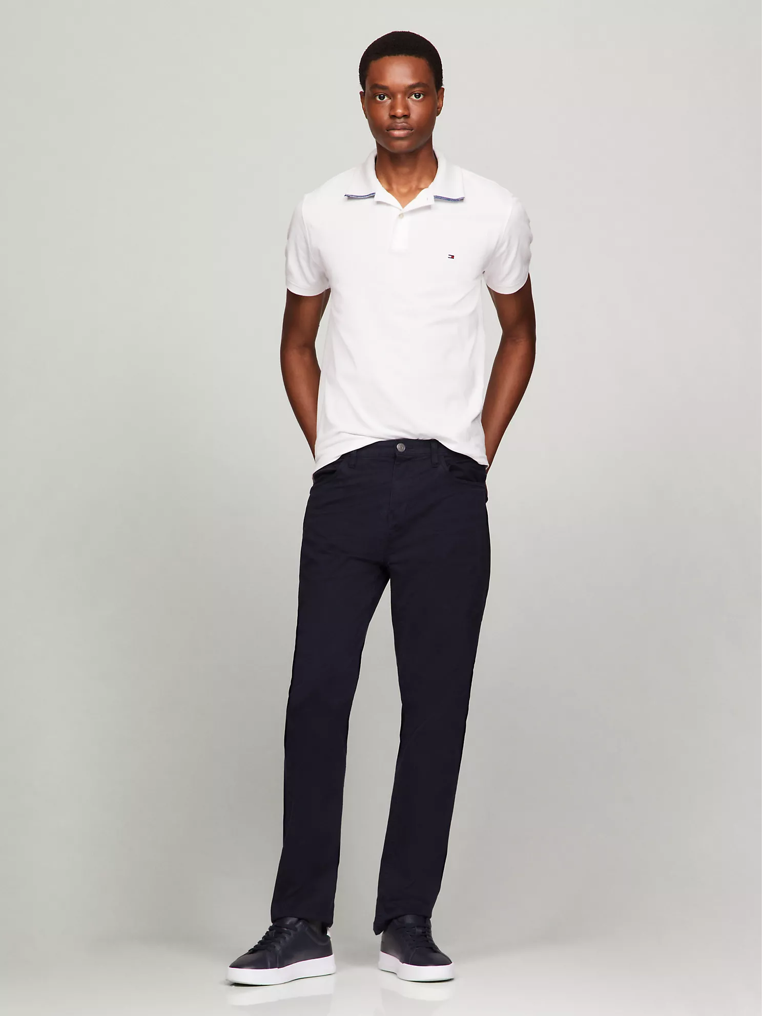 Twill Straight Fit Pant - Navy 1 Twill Straight Fit Pant
- Navy