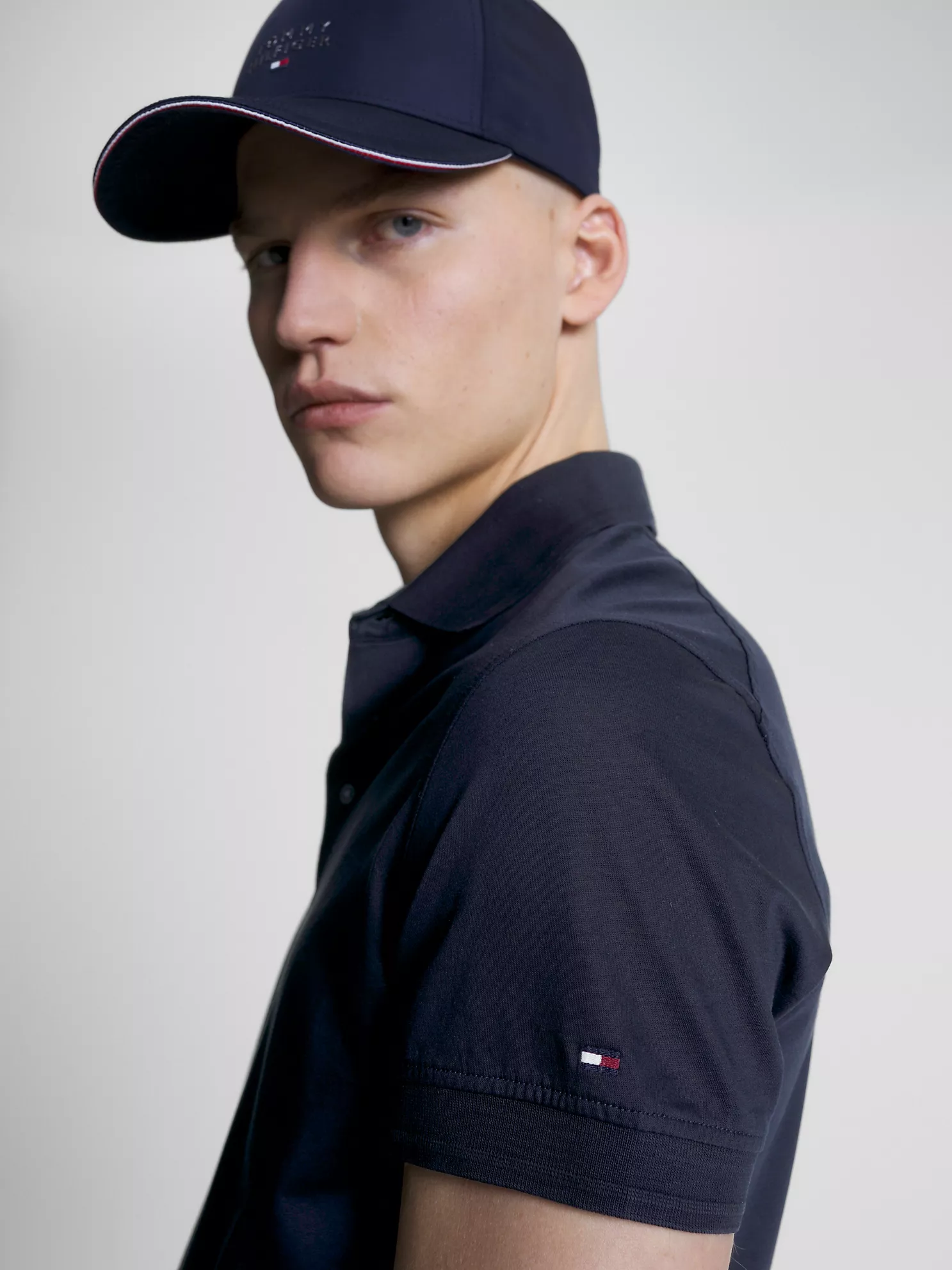 Slim Fit Mercerized Polo - Navy 8 Slim Fit Mercerized Polo
- Navy