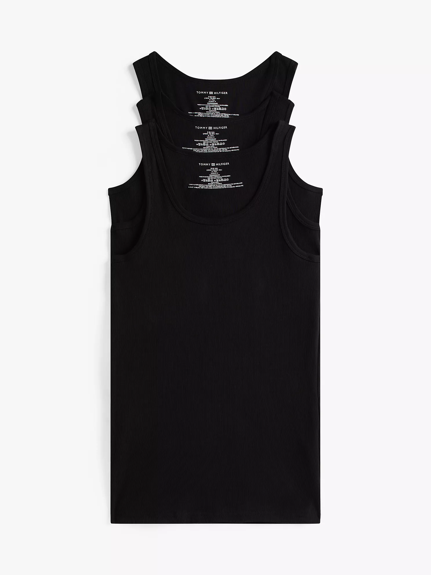 Cotton Classics Tank Undershirt 3-Pack - Black 1 Cotton Classics Tank Undershirt 3-Pack
- Black