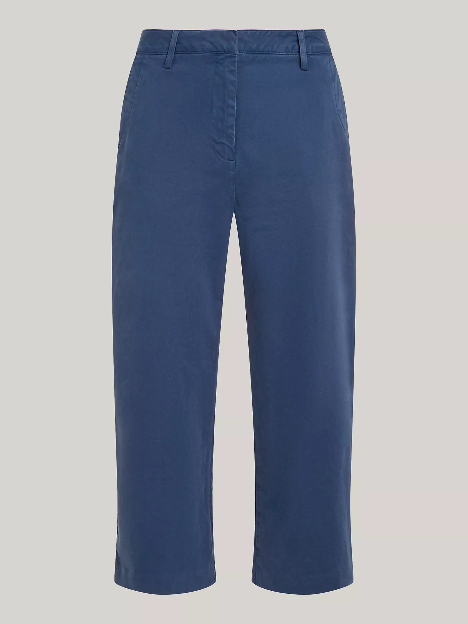Relaxed Straight Fit Cropped Chino - Fossil Blue 10 Relaxed Straight Fit Cropped Chino
- Fossil Blue