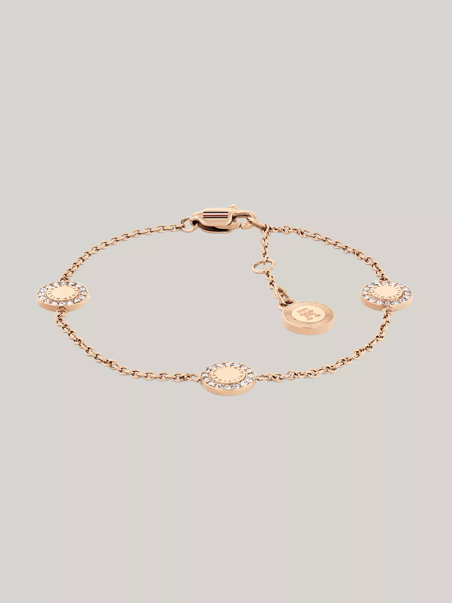 Rose Gold-Tone Mini Crystals Bracelet - Silver 1 Rose Gold-Tone Mini Crystals Bracelet
- Silver