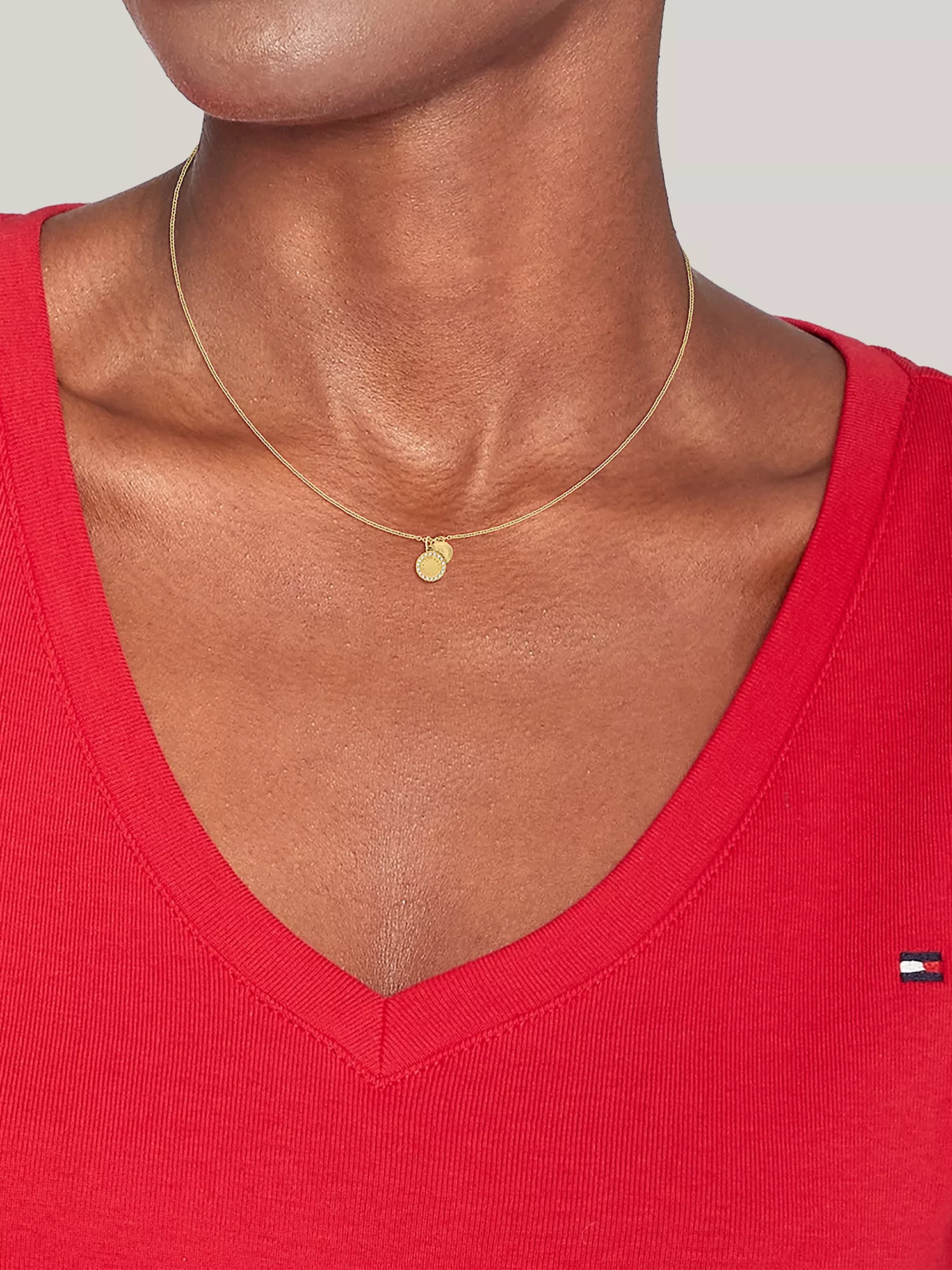 Mini Crystals Necklace - Gold 4 Mini Crystals Necklace
- Gold