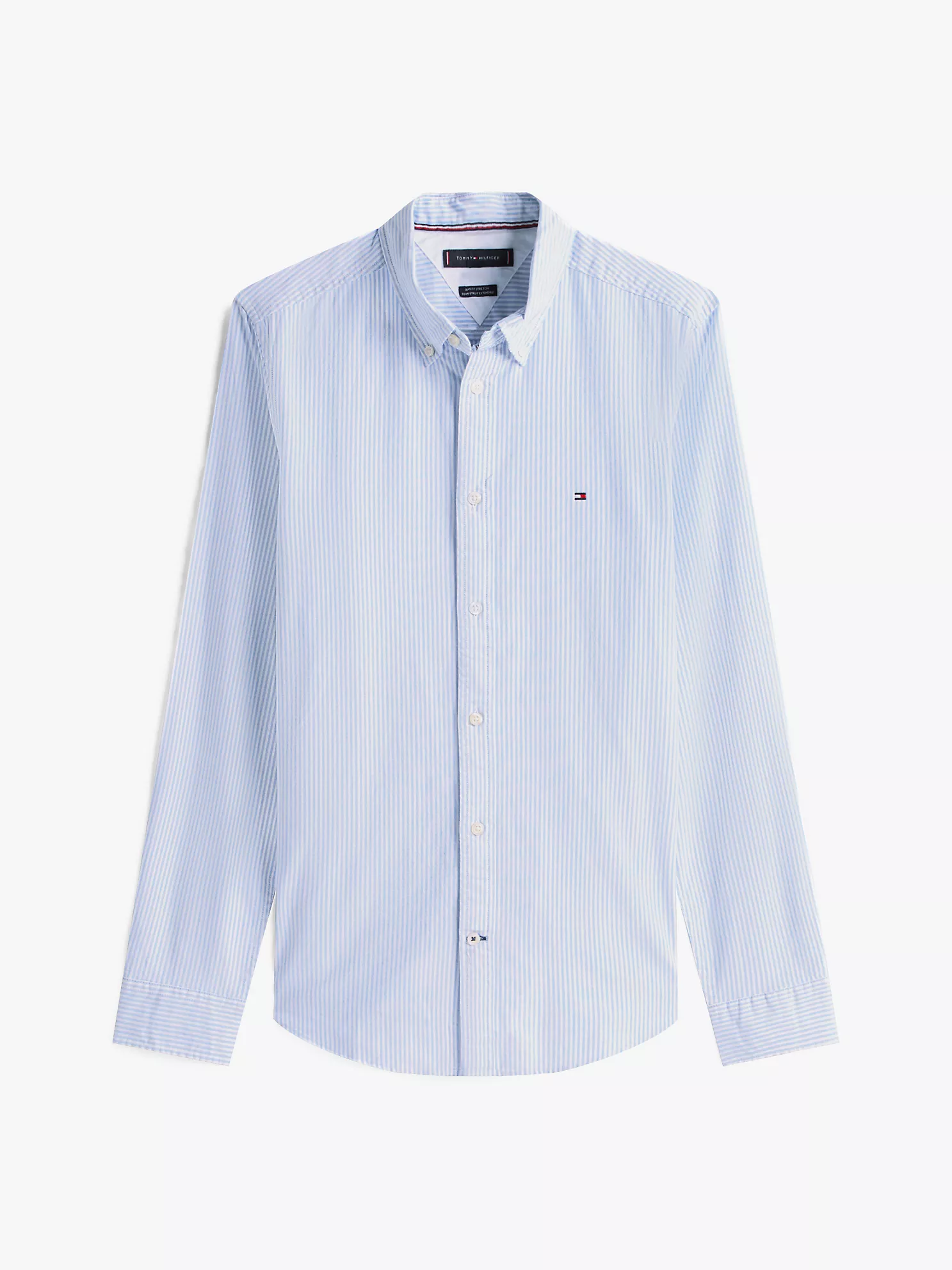 Slim Fit Stretch Stripe Oxford Shirt - Copenhagen Blue/Optic White Stripe 10 Slim Fit Stretch Stripe Oxford Shirt
- Copenhagen Blue/Optic White Stripe