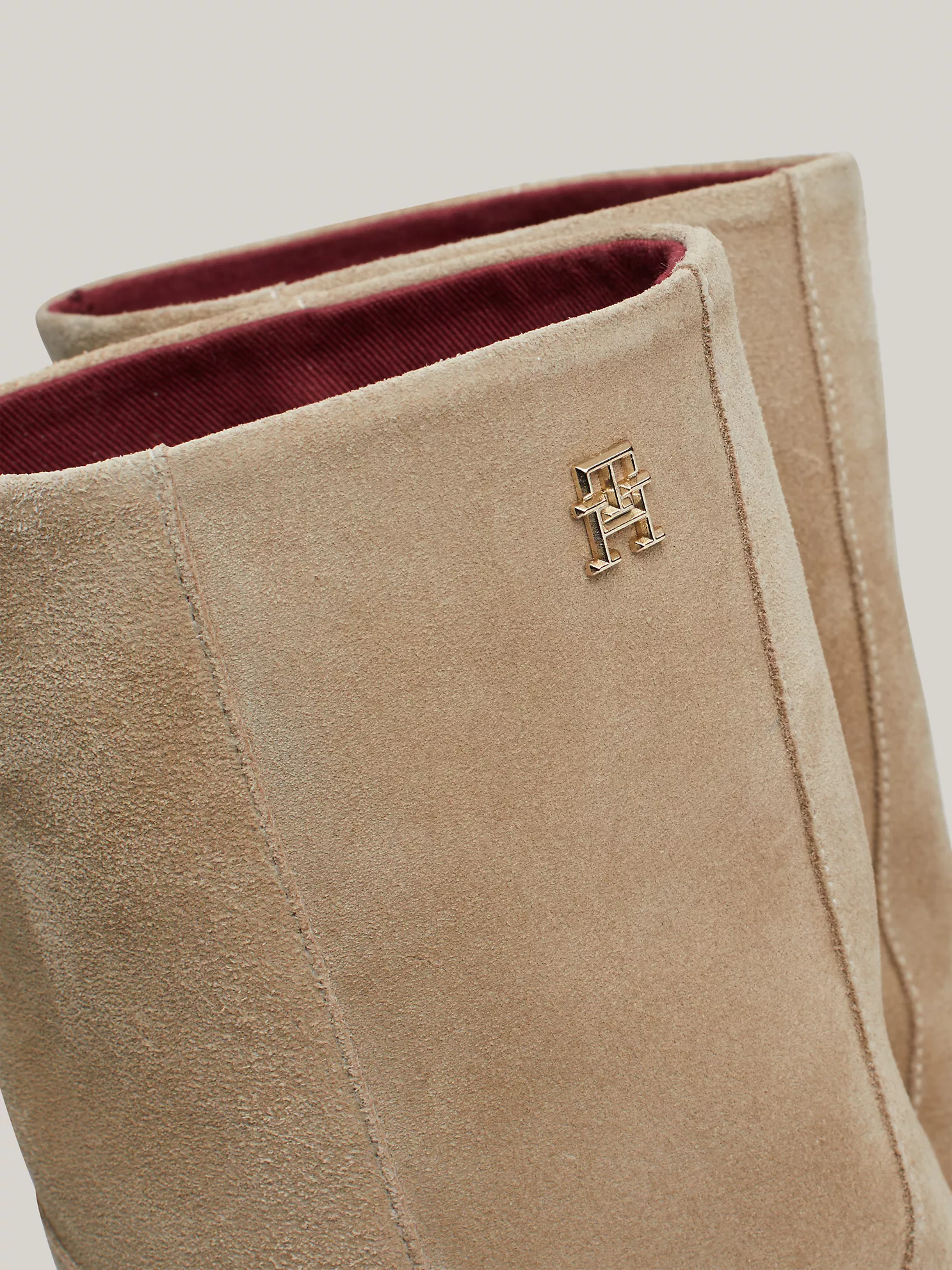 Monogram Suede Cowboy Boot - Beige 13 Monogram Suede Cowboy Boot
- Beige