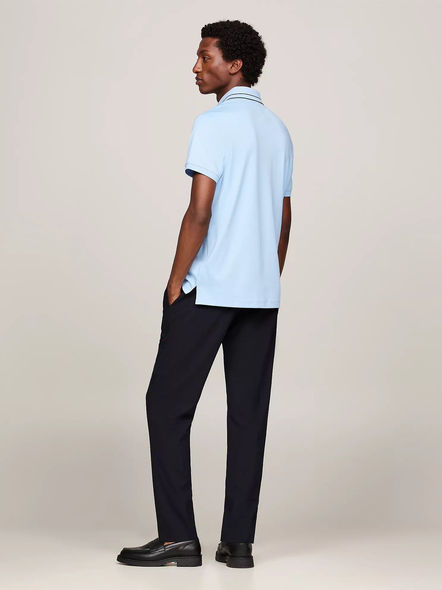 Regular Fit Monotype Interlock Polo - Vessel Blue 8 Regular Fit Monotype Interlock Polo
- Vessel Blue