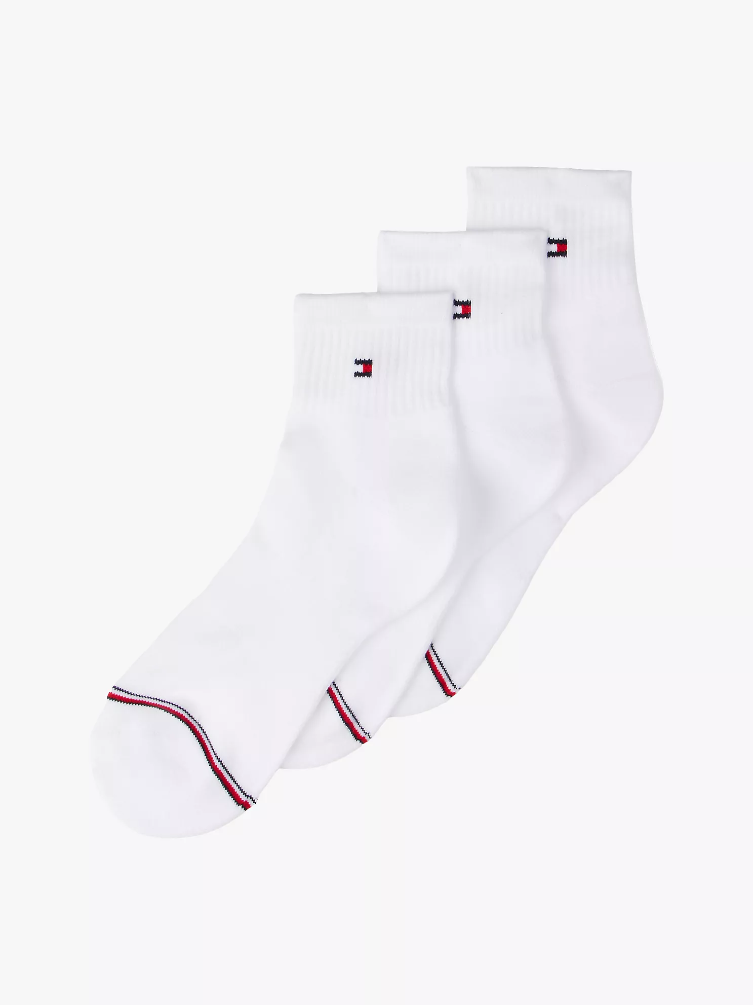 Classic Quarter Top Sock 3-Pack - White 1 Classic Quarter Top Sock 3-Pack
- White