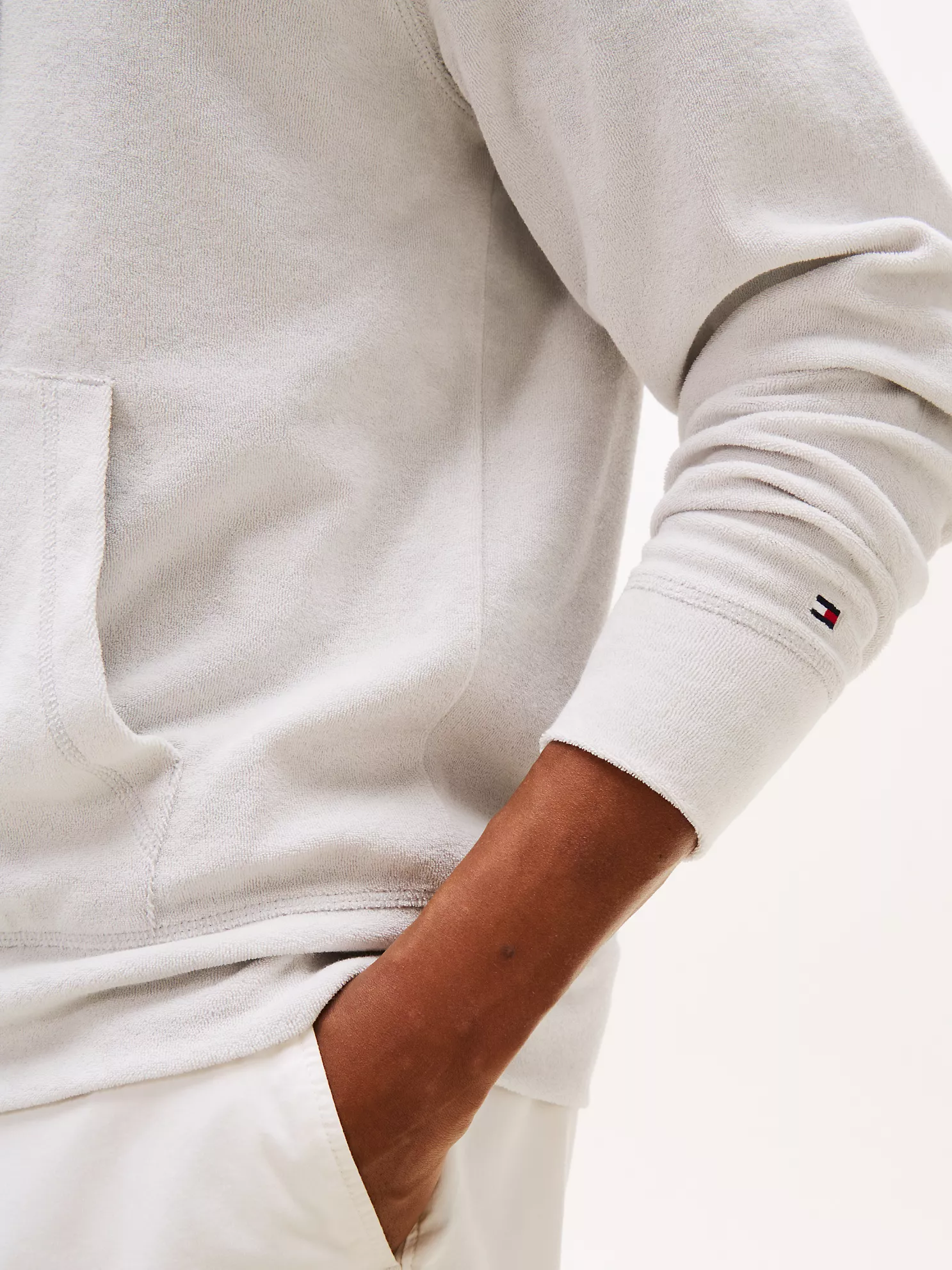 Terry Toweling Zip Hoodie - Light Cast 7 Terry Toweling Zip Hoodie
- Light Cast