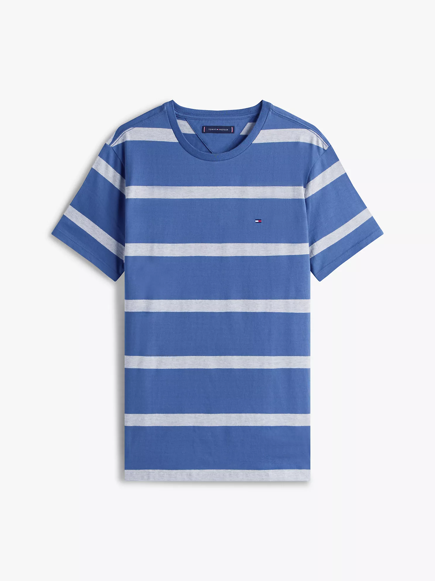 Stripe T-Shirt - Faded Indigo/Grey Stripe 10 Stripe T-Shirt
- Faded Indigo/Grey Stripe