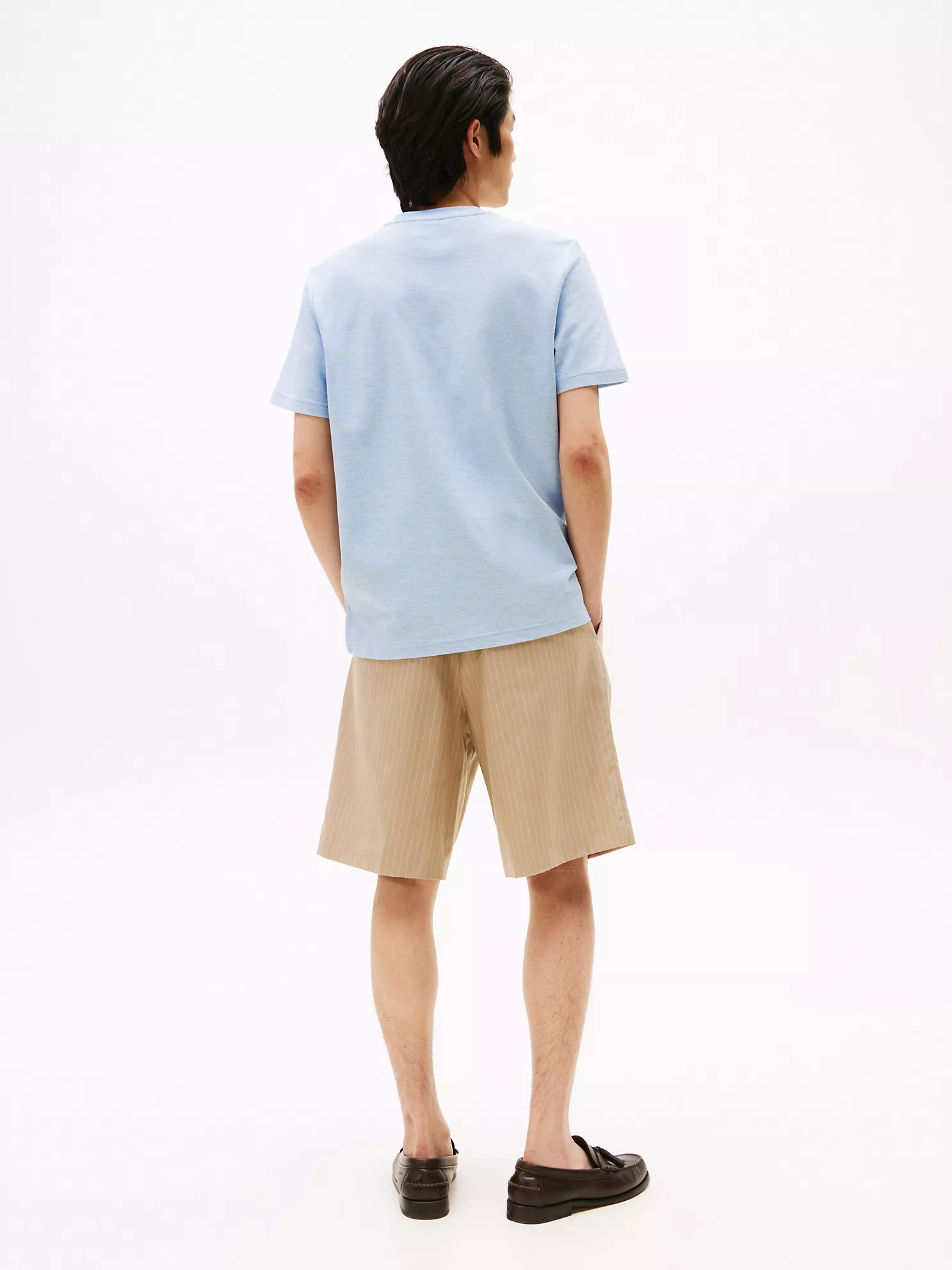Embroidered Logo Pique Pocket T-Shirt - Heathered Blue 9 Embroidered Logo Pique Pocket T-Shirt
- Heathered Blue
