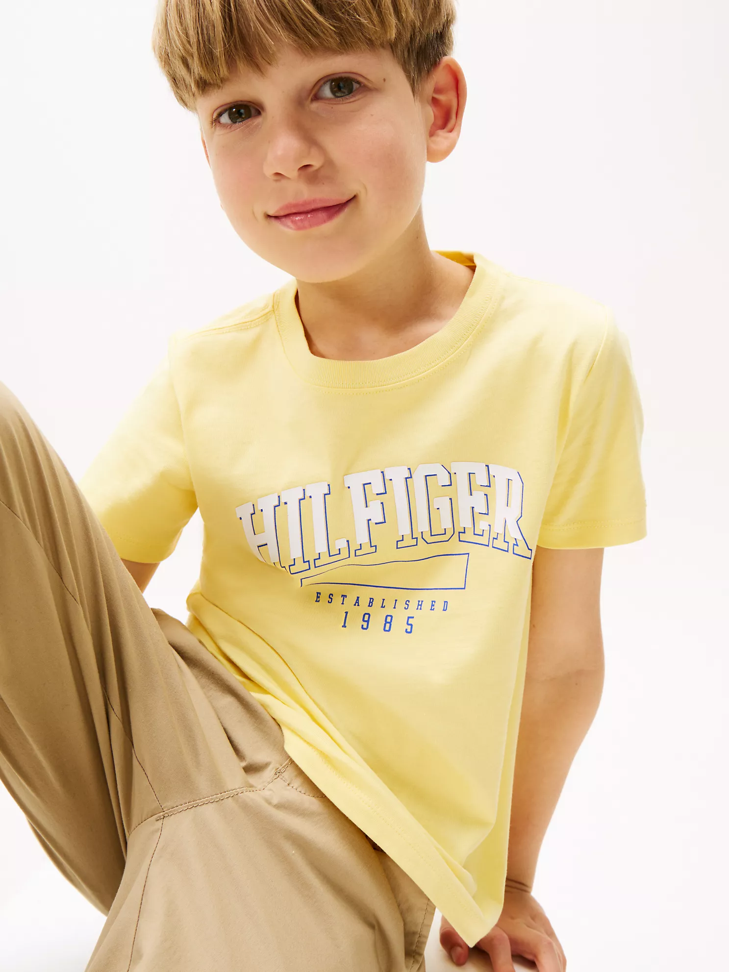 Kids' Hilfiger Arch T-Shirt - Citronella 7 Kids' Hilfiger Arch T-Shirt
- Citronella
