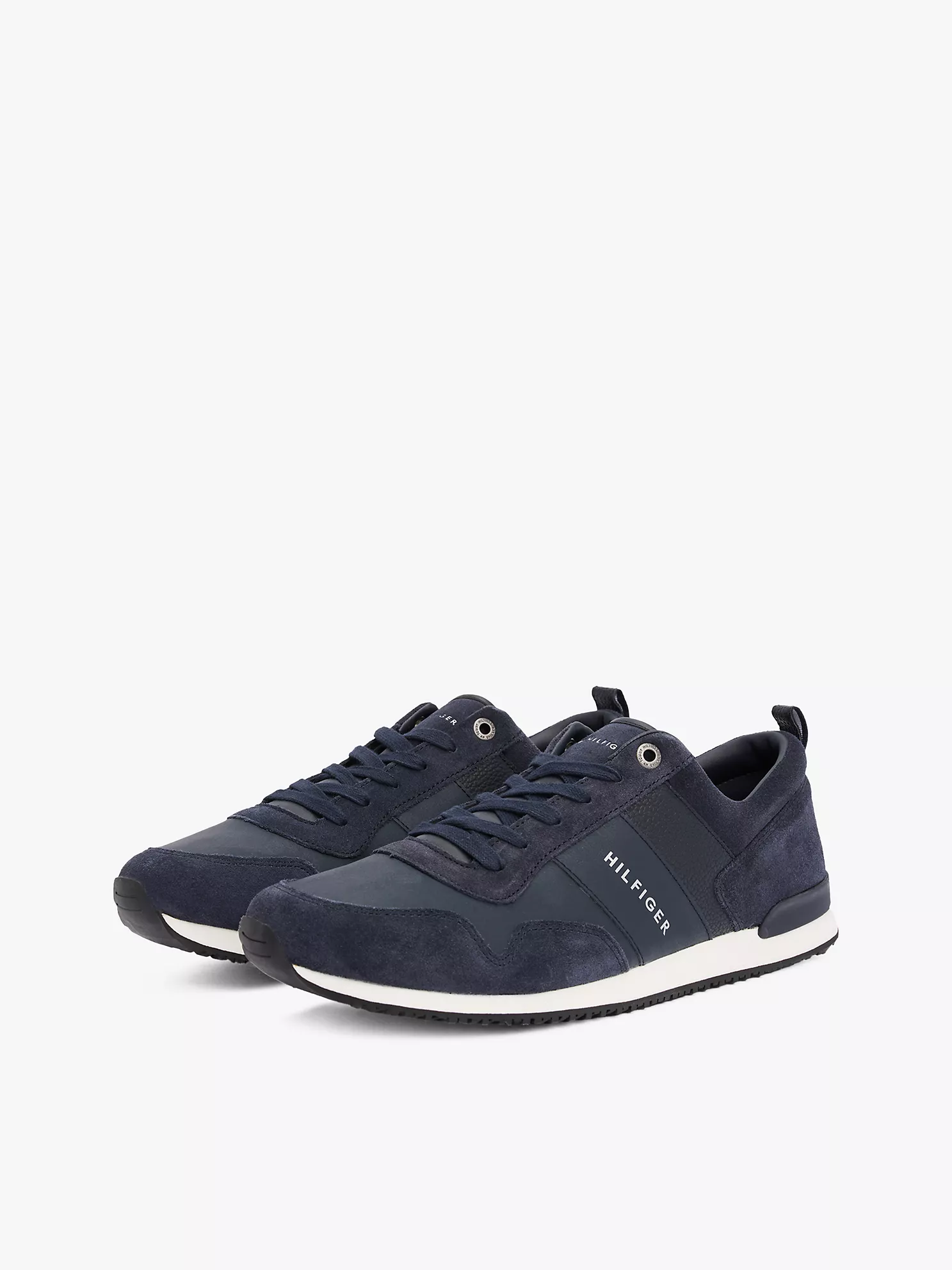 Suede Mix Tonal Tommy Sneaker - Midnight 9 Suede Mix Tonal Tommy Sneaker
- Midnight