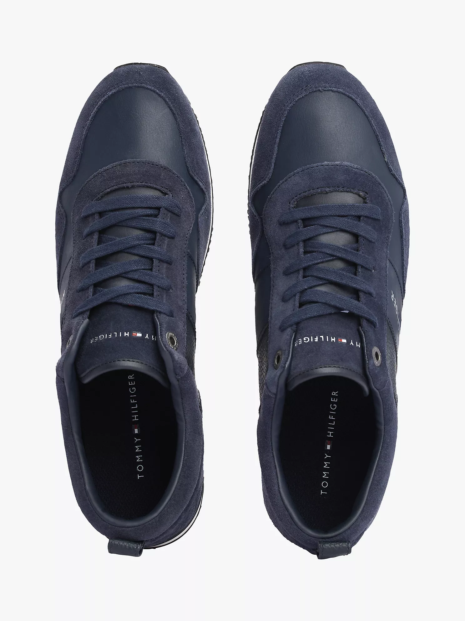 Suede Mix Tonal Tommy Sneaker - Midnight 10 Suede Mix Tonal Tommy Sneaker
- Midnight
