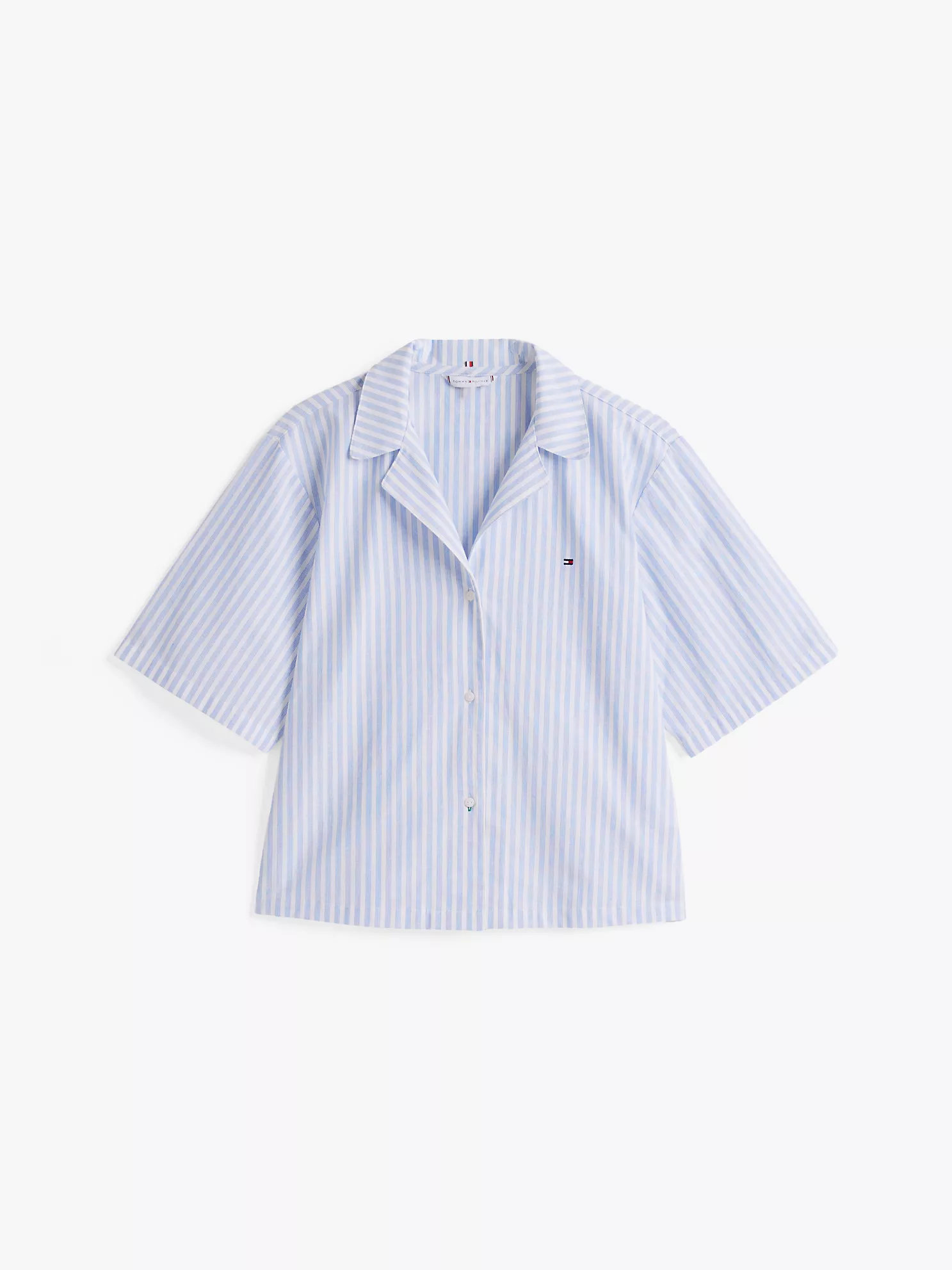 Linen-Blend Shirt & Short Sleep Set - Multi Stripes Blue Spell 11 Linen-Blend Shirt & Short Sleep Set
- Multi Stripes Blue Spell