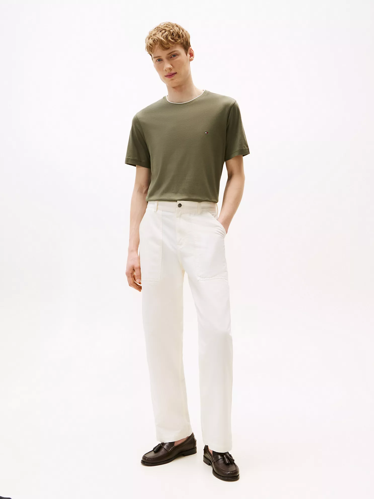 Lightweight Modal Blend T-Shirt - Battle Green 8 Lightweight Modal Blend T-Shirt
- Battle Green
