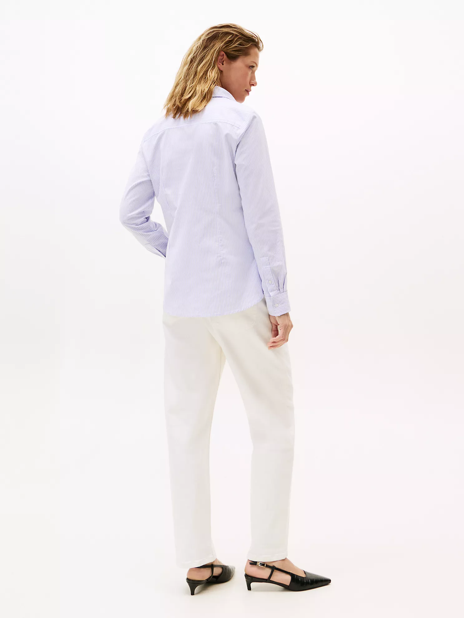 Stripe Stretch Oxford Regular Fit Shirt - Seldom Blue / Optic White Stripe 9 Stripe Stretch Oxford Regular Fit Shirt
- Seldom Blue / Optic White Stripe