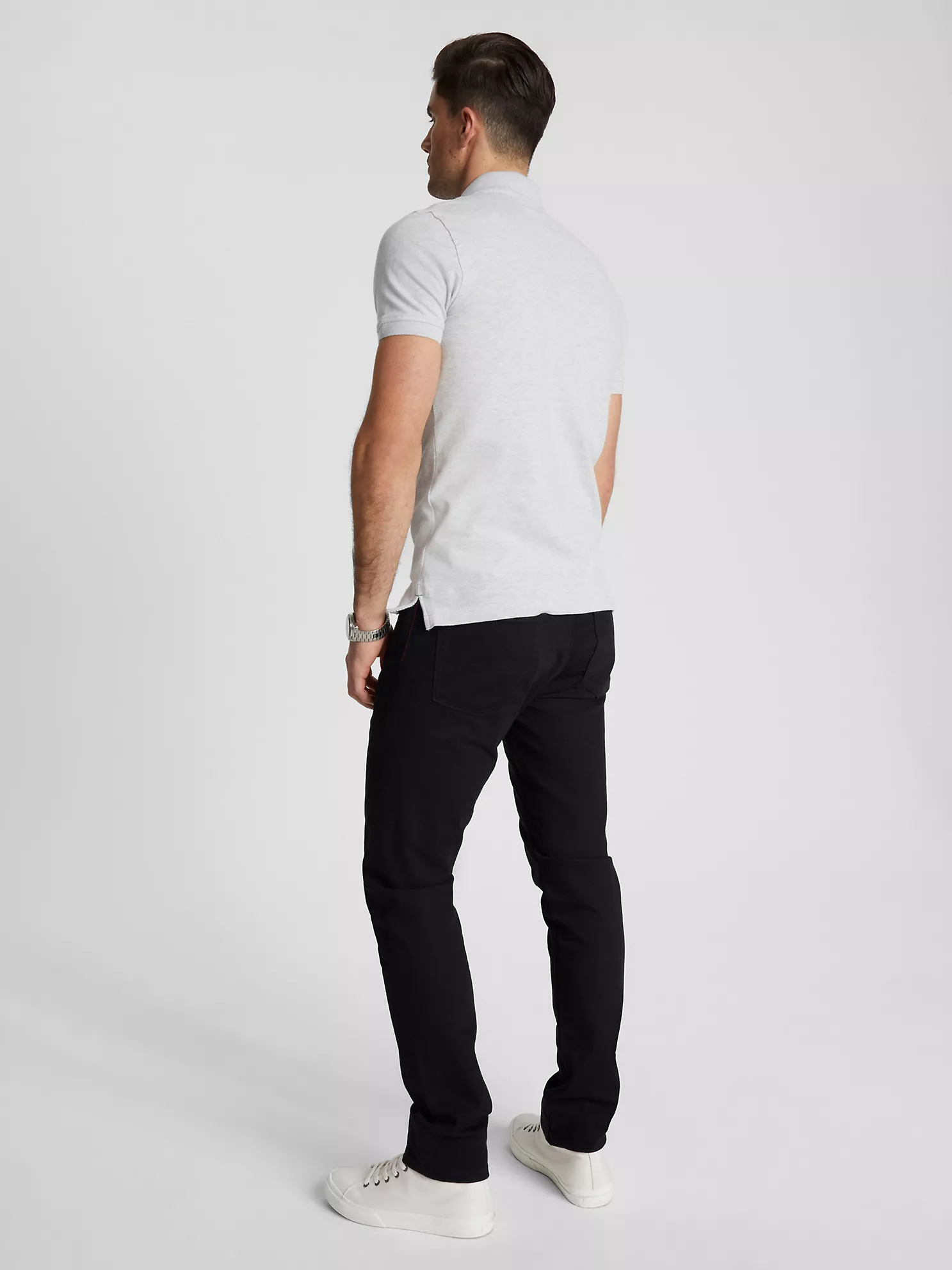 Slim Fit Tommy Polo - Light Grey Heather 6 Slim Fit Tommy Polo
- Light Grey Heather