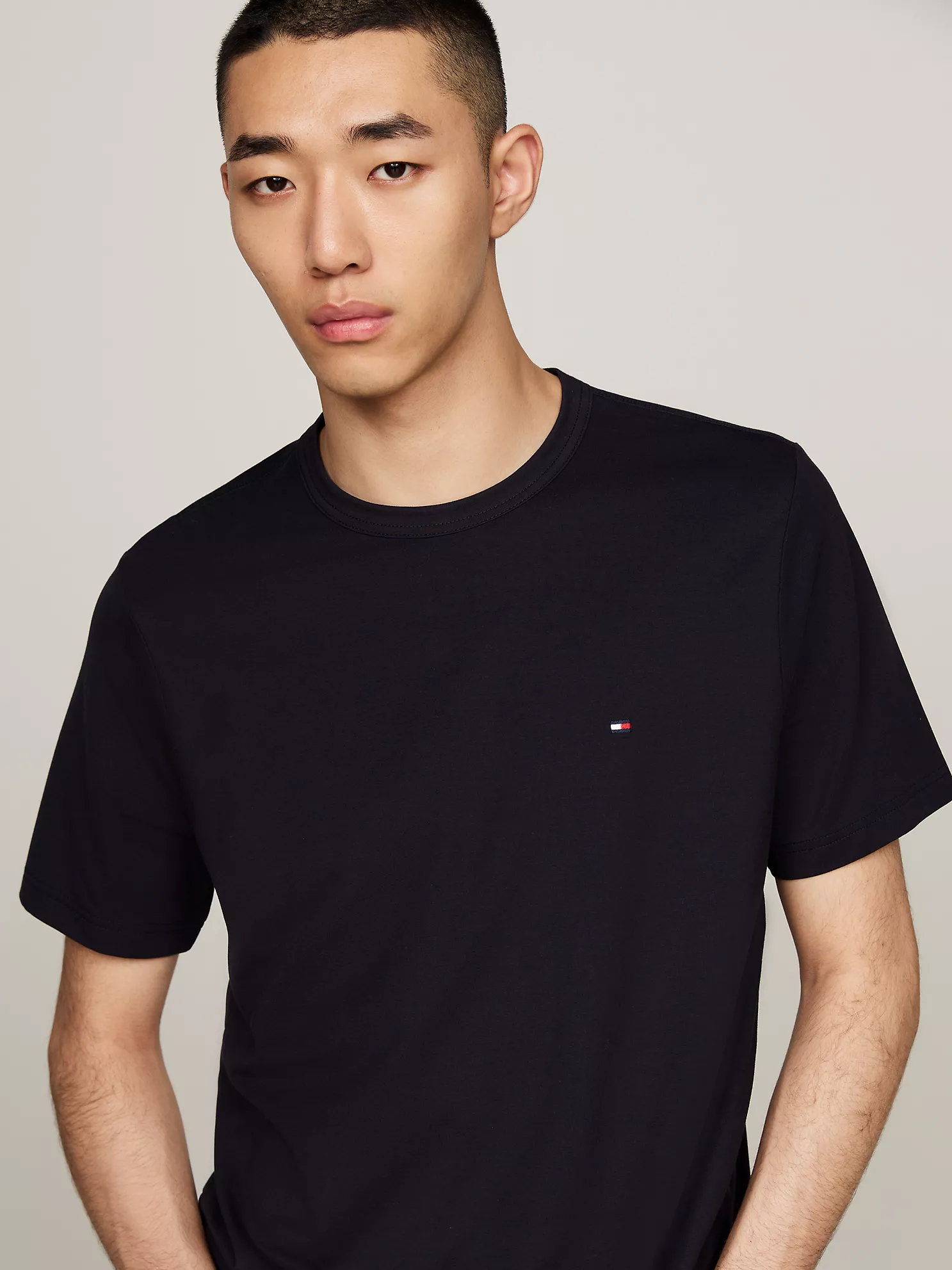 Solid Tech T-Shirt - Navy 7 Solid Tech T-Shirt
- Navy